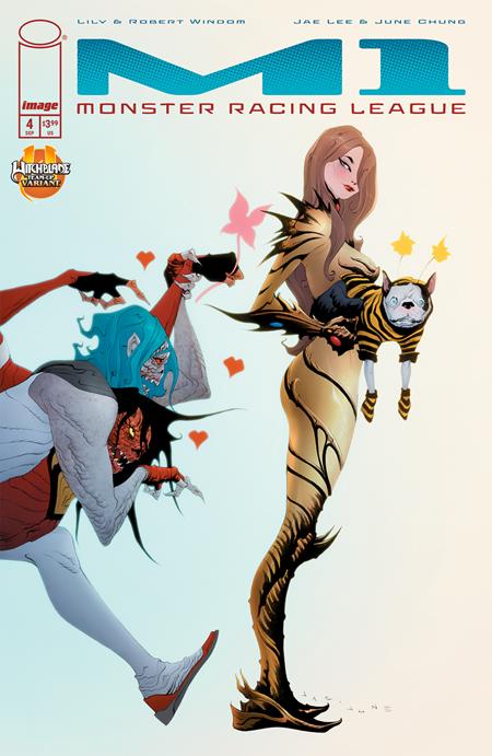 M1 MONSTER RACING LEAGUE #4 CVR B JAE LEE WITCHBLADE TEAM UP VAR