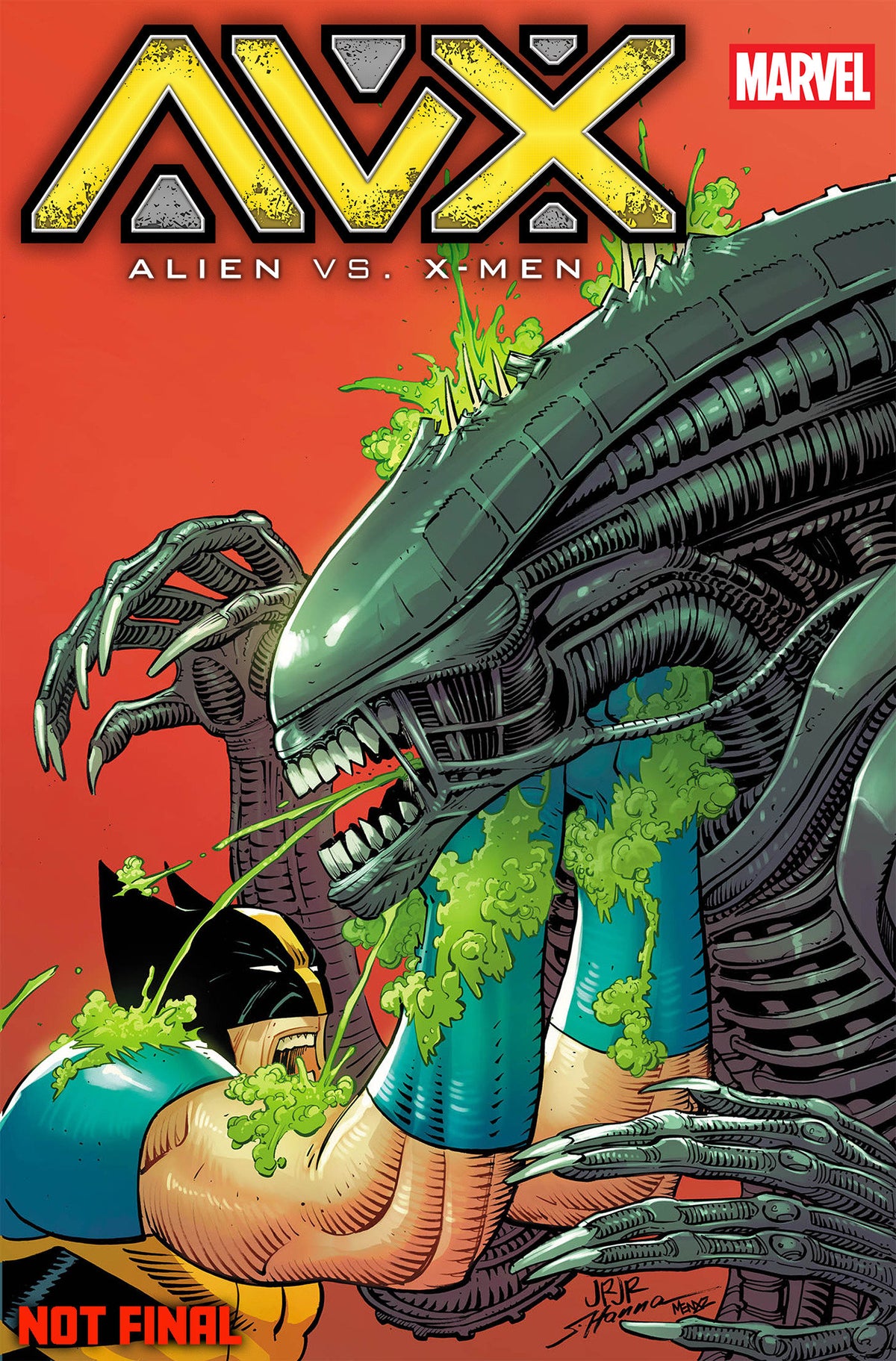 ALIEN VS X-MEN #1 CVR B JOHN ROMITA JR FOIL VAR