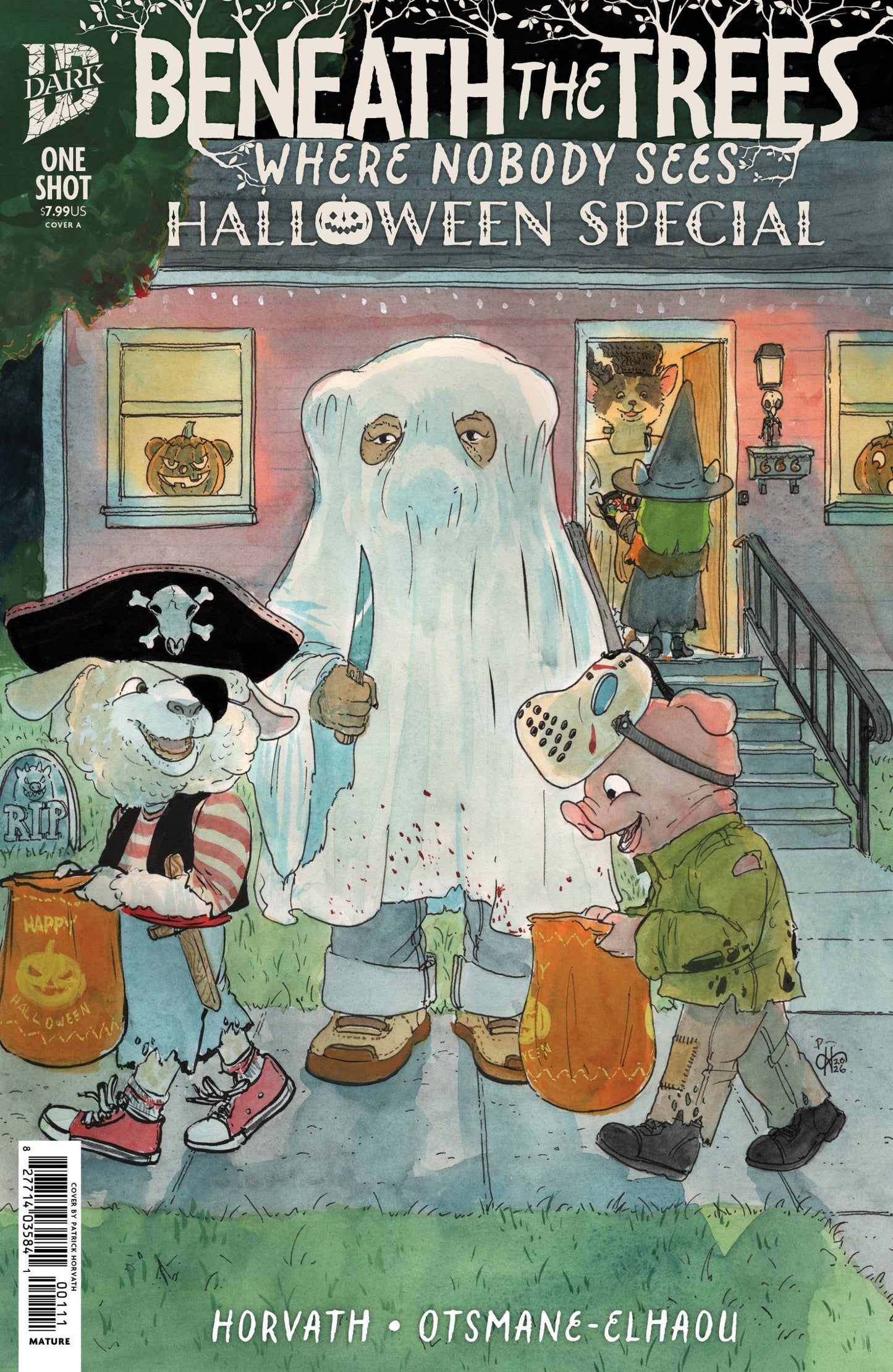 BENEATH THE TREES WHERE NOBODY SEES HALLOWEEN SPECIAL COVER A HORVATH CVR A