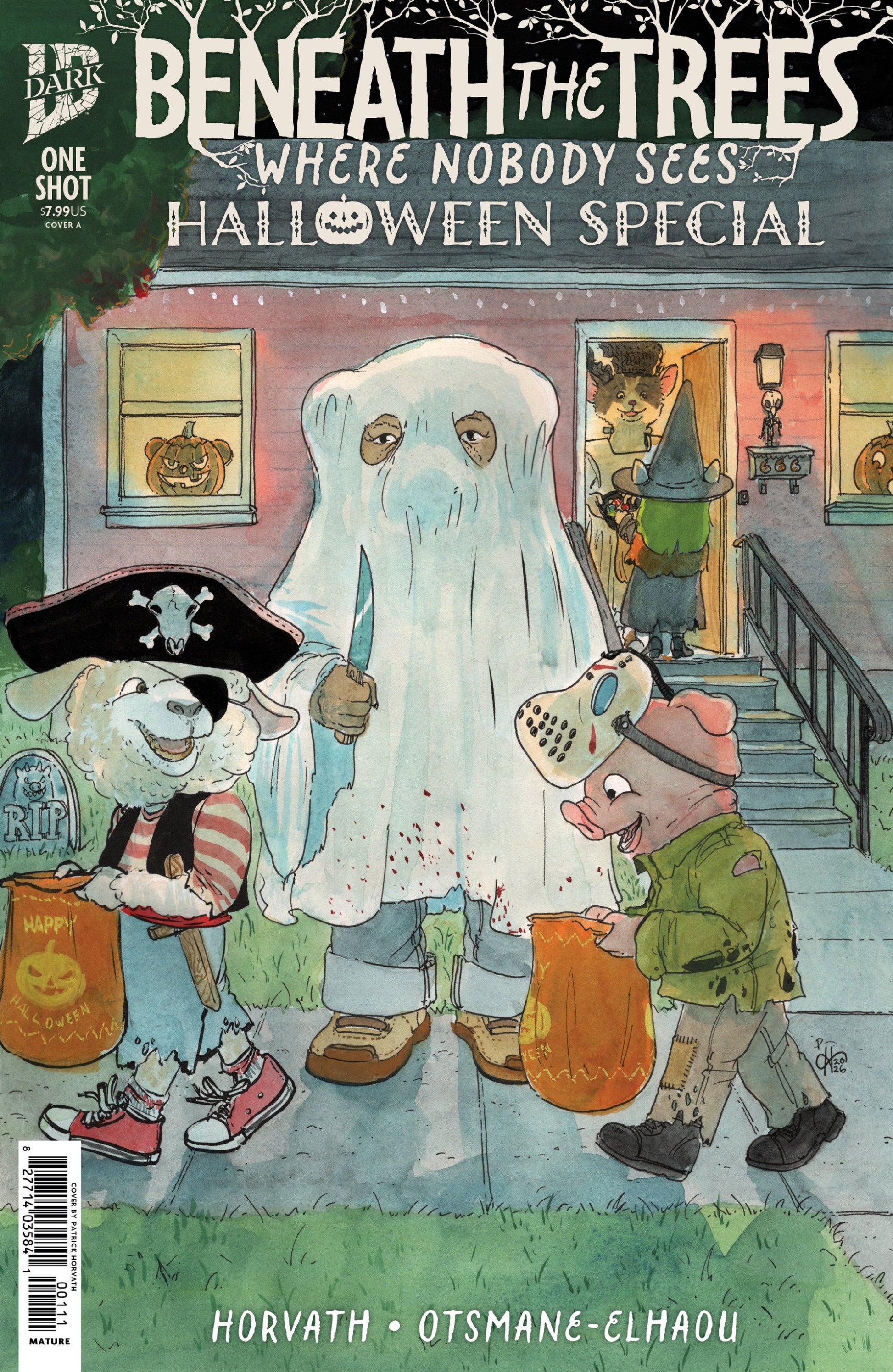 BENEATH THE TREES WHERE NOBODY SEES HALLOWEEN SPECIAL COVER A HORVATH CVR A