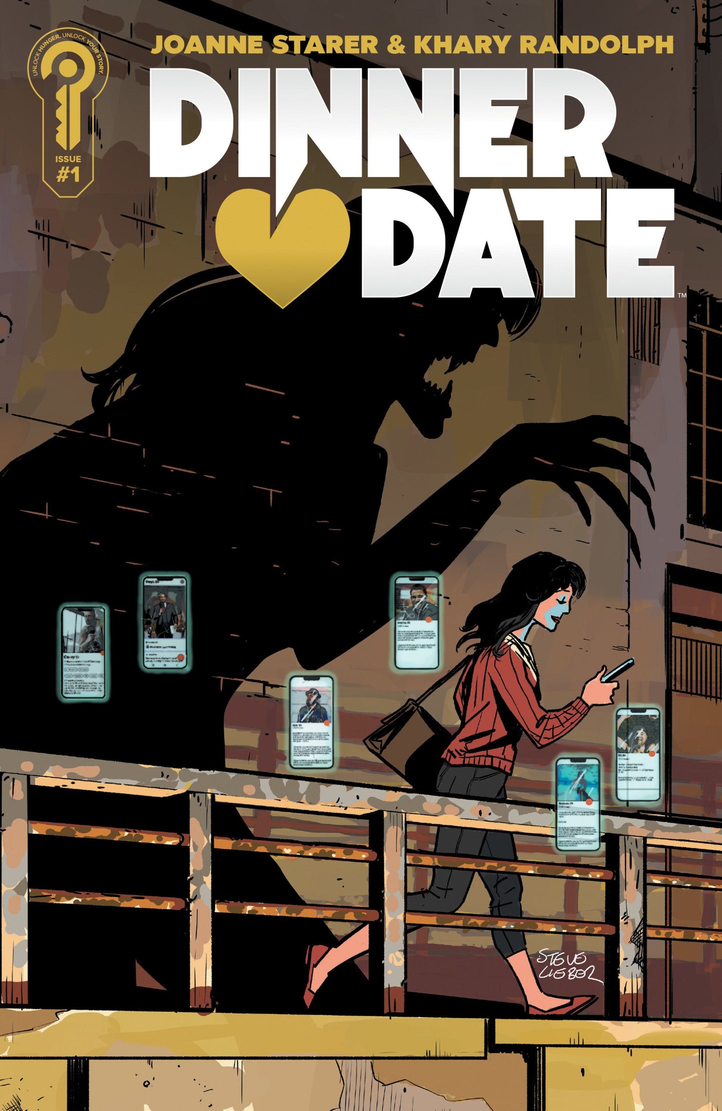 DINNER DATE #1 COVER B STEVE LIEBER CVR B