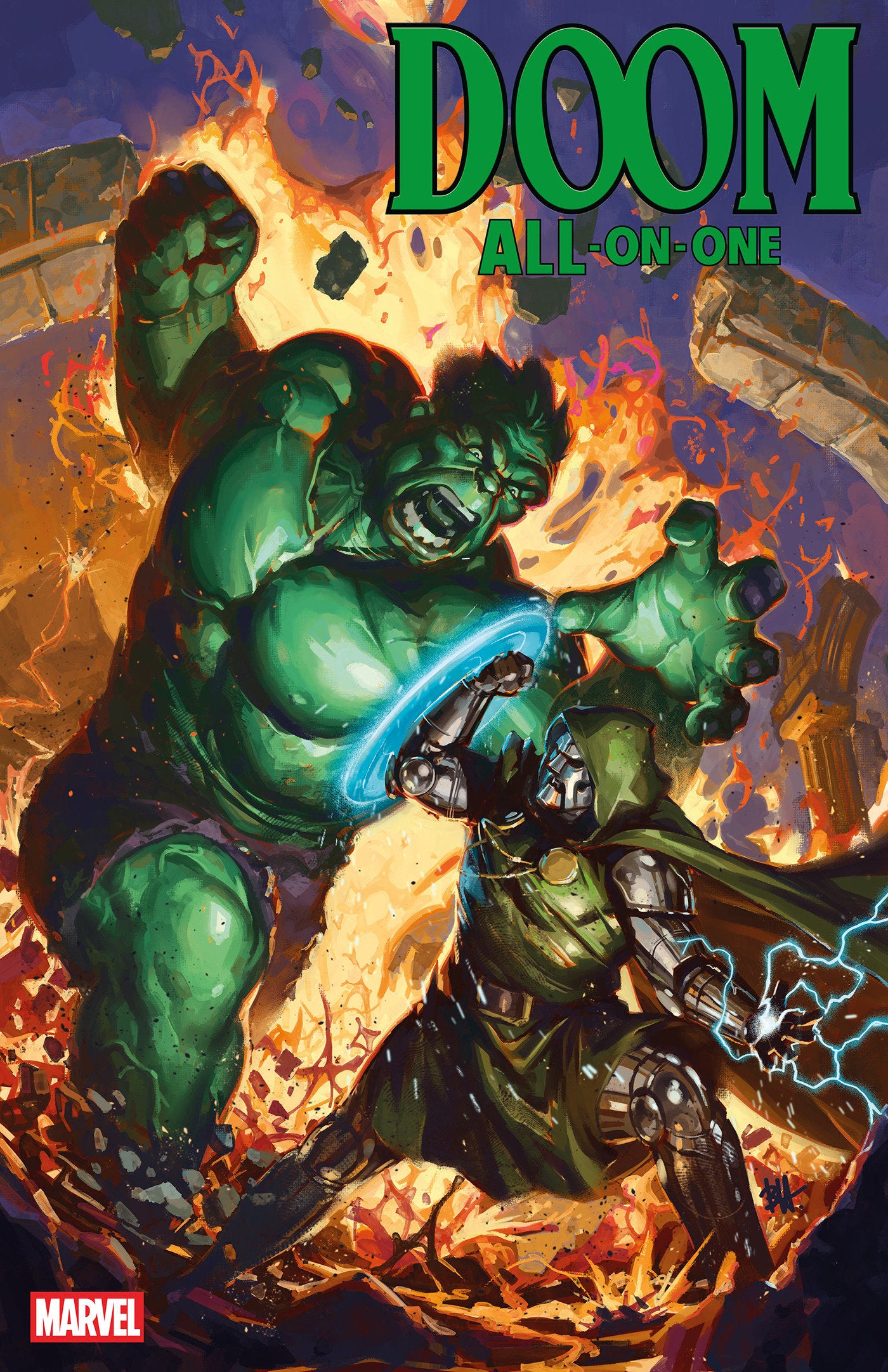 DOOM ALL-ON-ONE #1 BEN HARVEY VAR CVR F