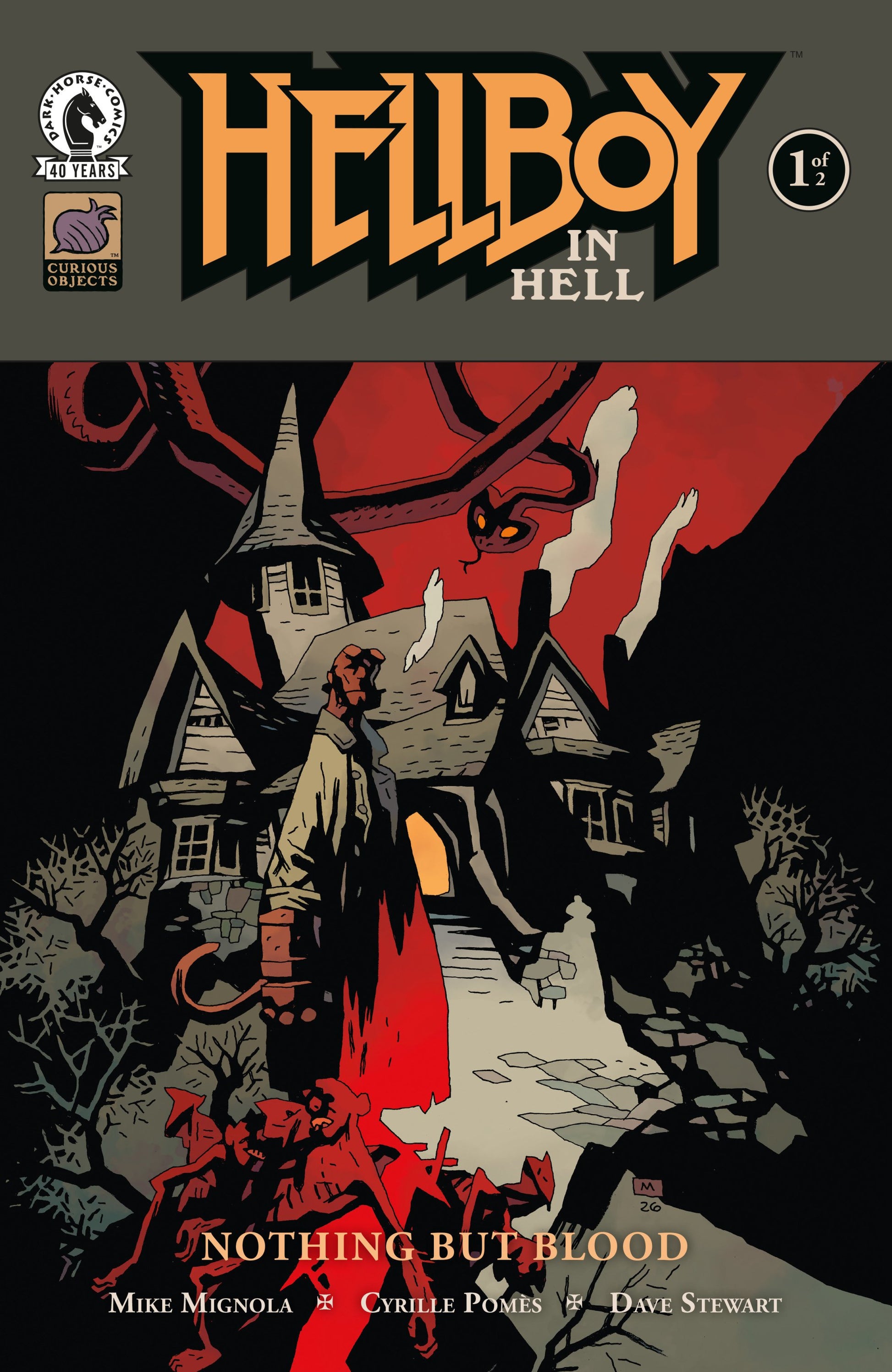 HELLBOY IN HELL NOTHING BUT BLOOD #1 CVR B MIKE MIGNOLA