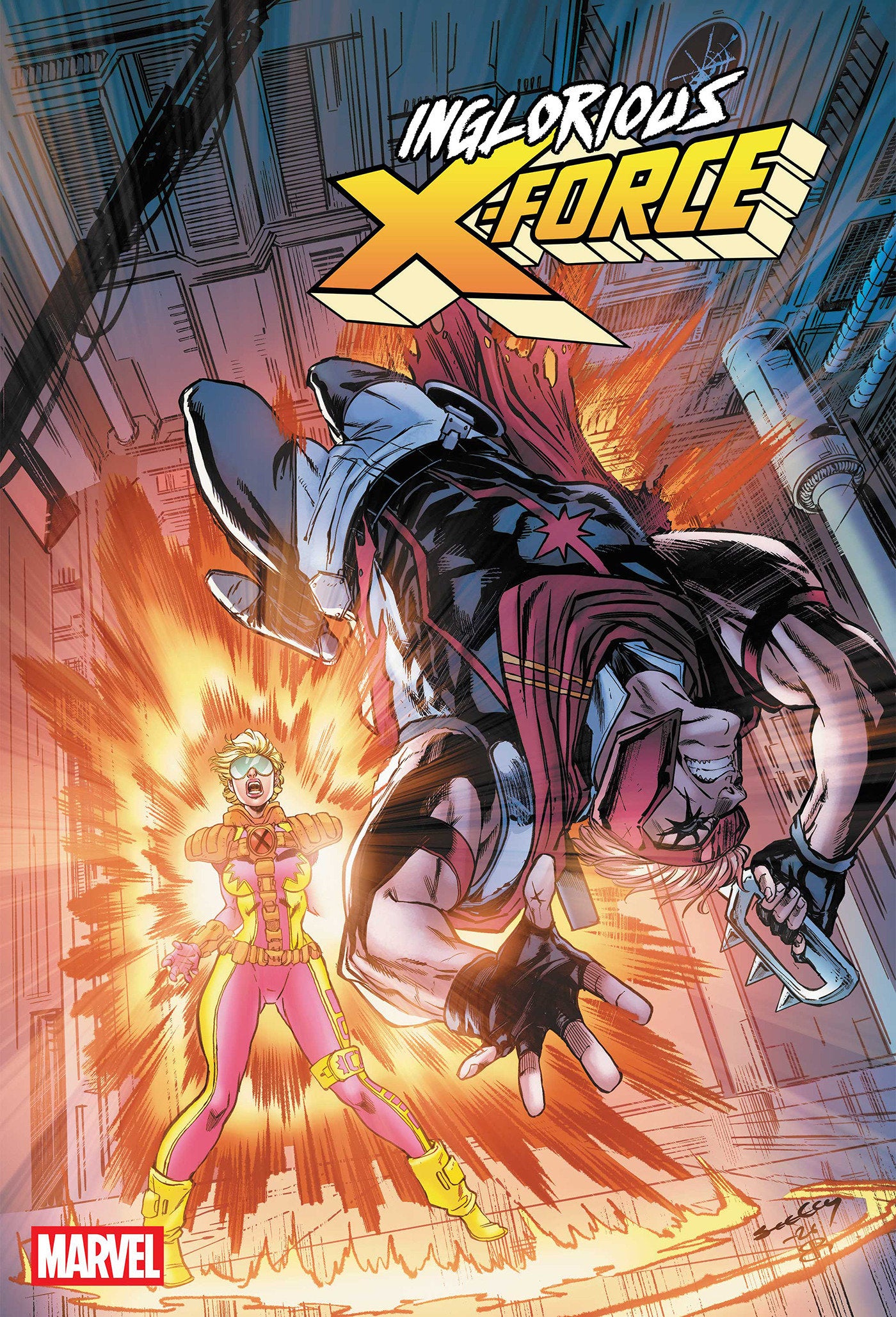 INGLORIOUS X-FORCE #9 TIM SEELEY VAR CVR B