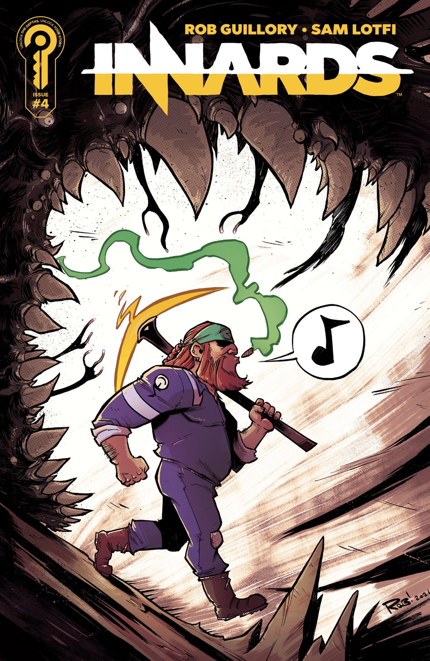 INNARDS #4 COVER B ROB GUILLORY CVR B