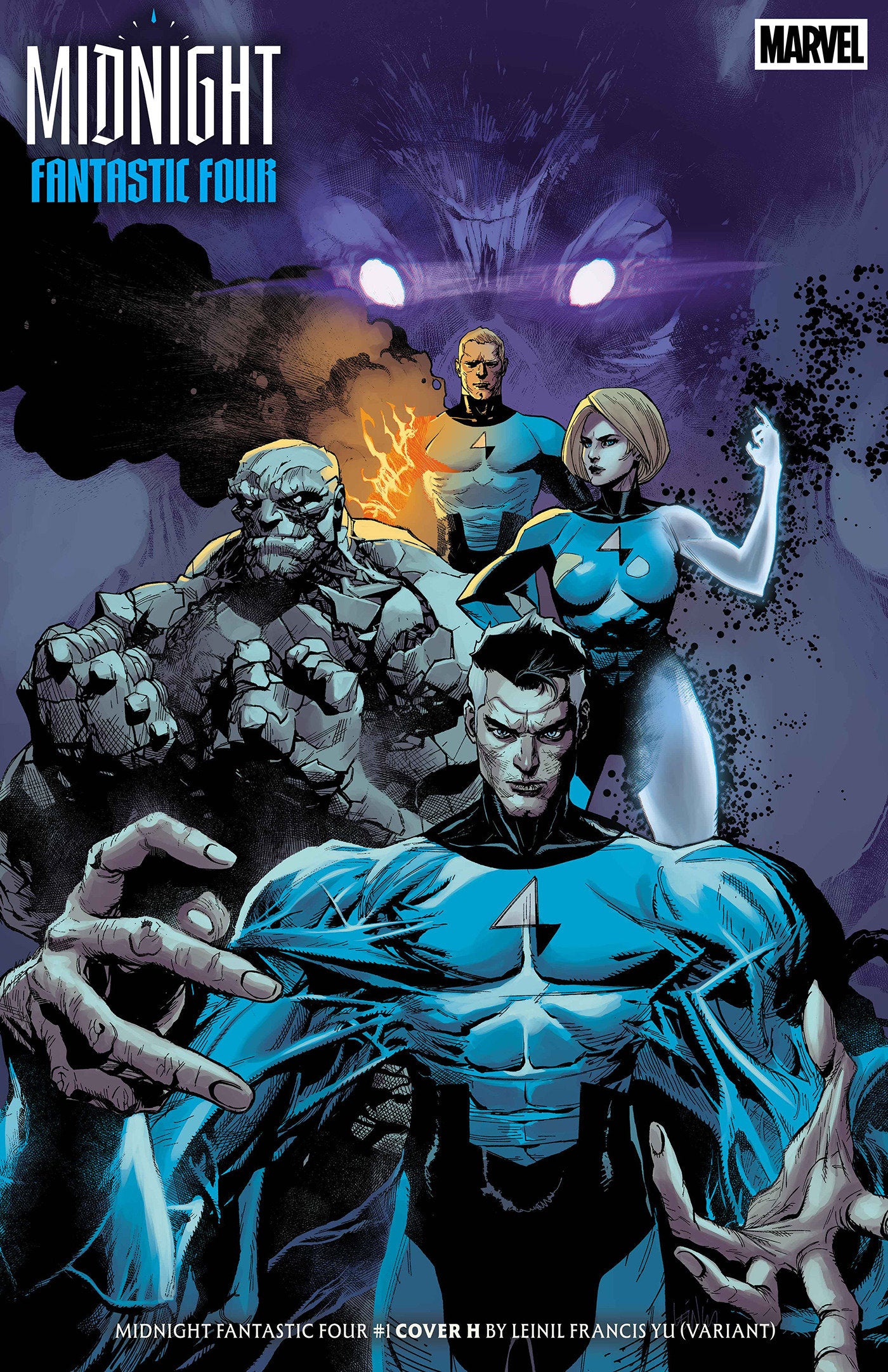 MIDNIGHT FANTASTIC FOUR #1 COVER H LEINIL YU VAR CVR F