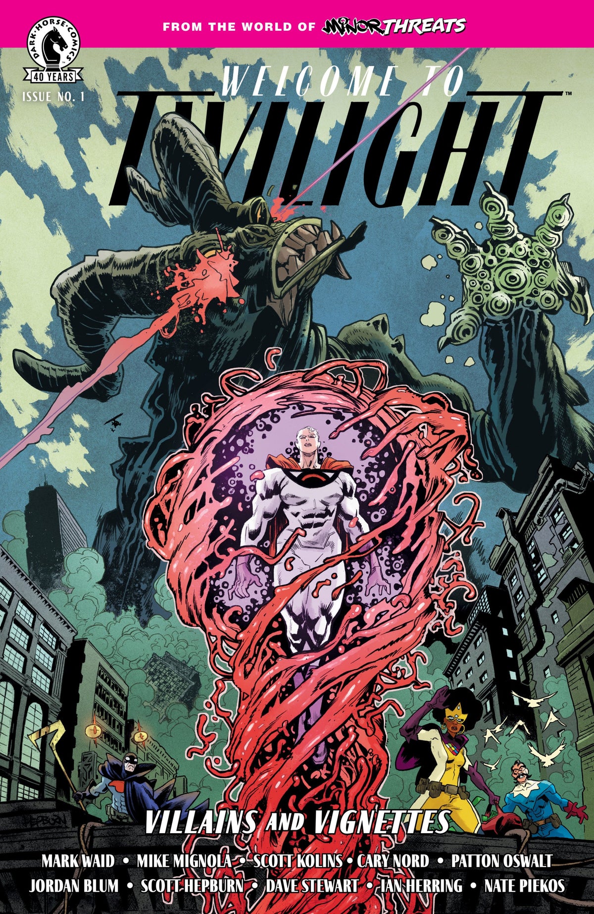 MINOR THREATS WELCOME TO TWILIGHT VILLAINS AND VIGNETTES #1 CVR A SCOTT HEPBURN