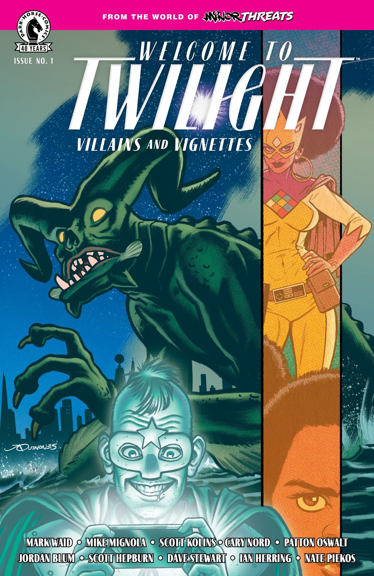 MINOR THREATS WELCOME TO TWILIGHT VILLAINS AND VIGNETTES #1 CVR B JOE QUINONES