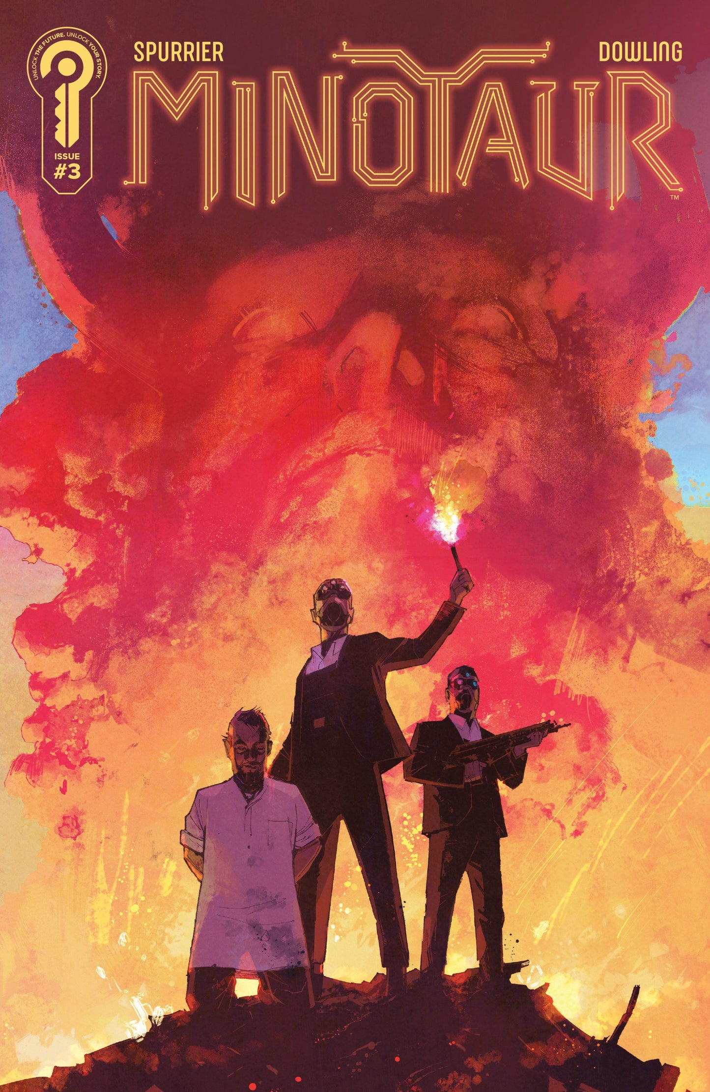 MINOTAUR #3 COVER A MICHAEL DOWLING CVR A