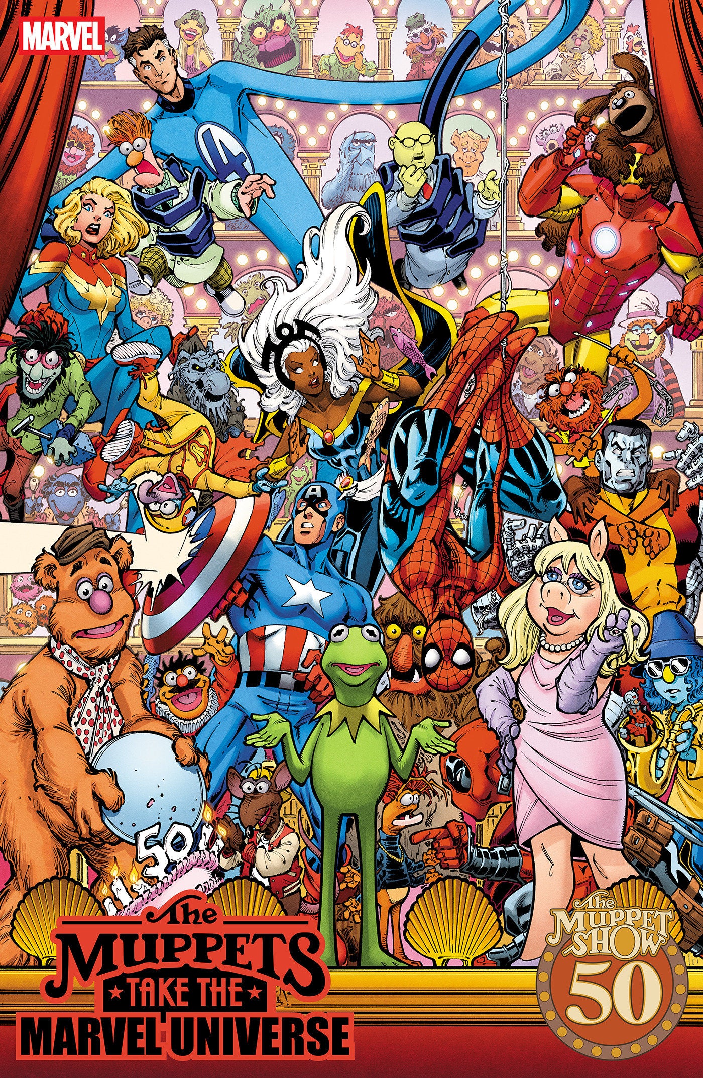 MUPPETS TAKE THE MARVEL UNIVERSE #1 TODD NAUCK MUPPET SHOW HOMAGE VAR CVR F