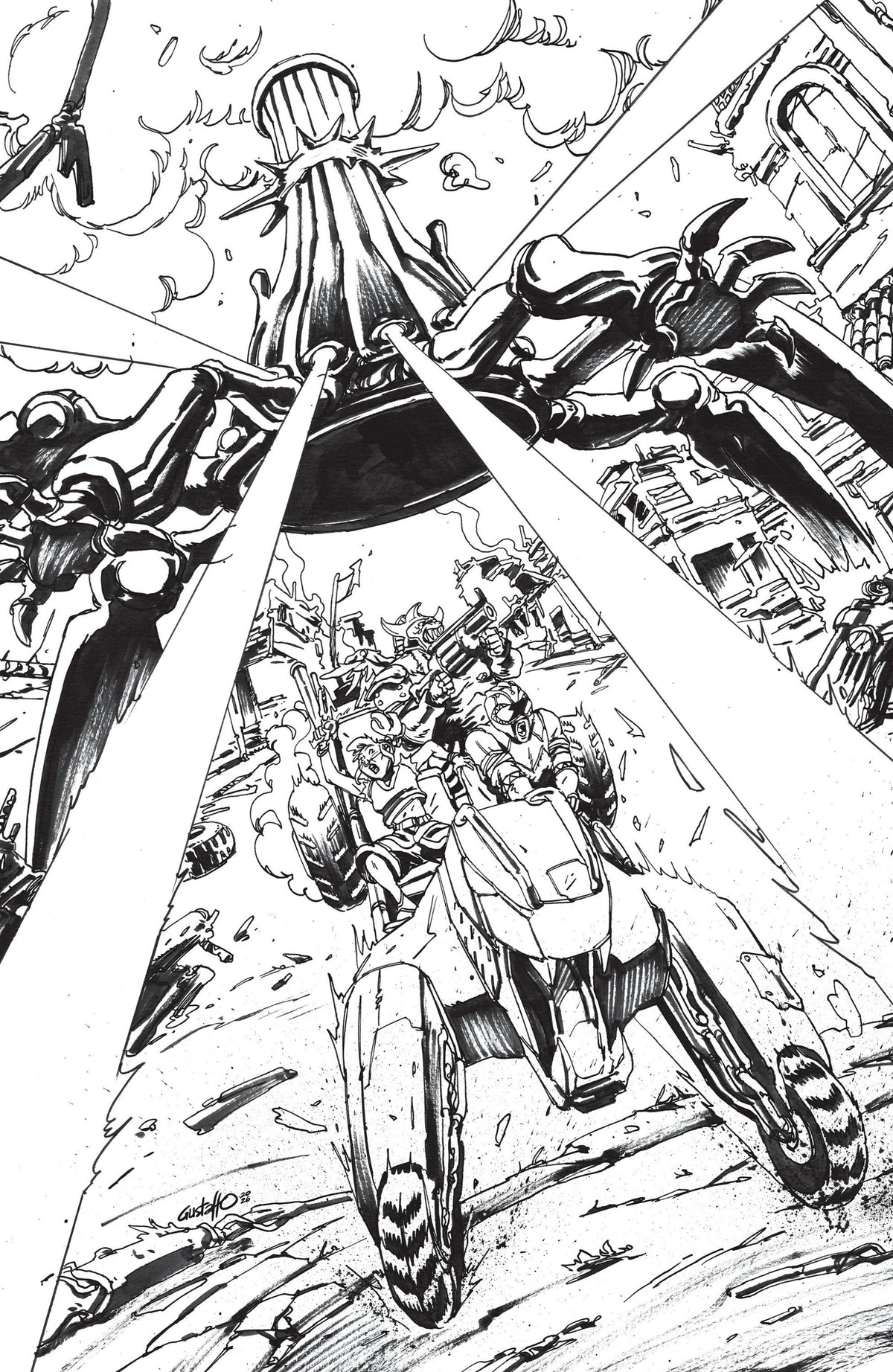 POWER RANGERS GREEN #2 CVR K VARGAS FULL ART UNLIMITED VAR