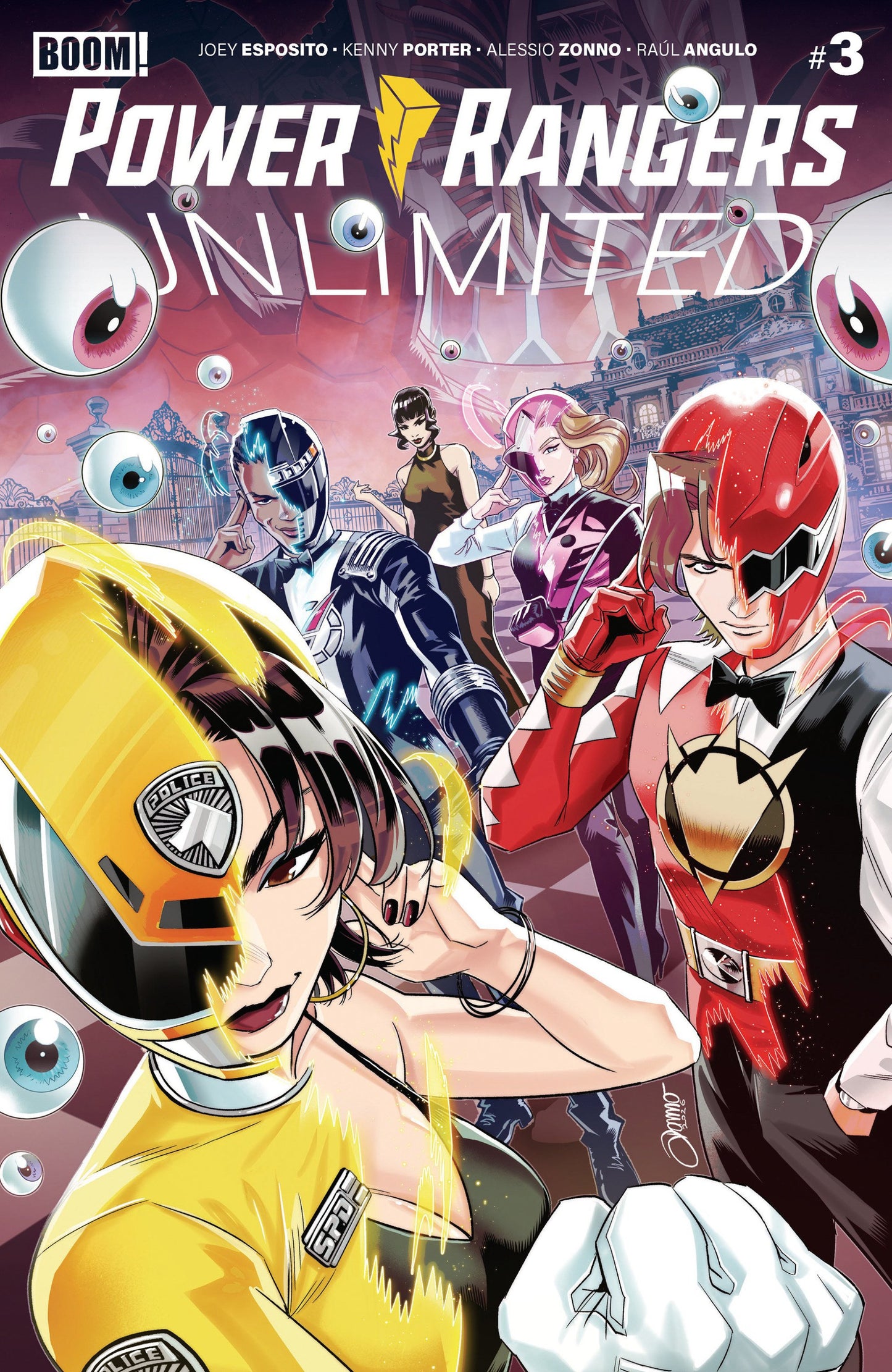 POWER RANGERS UNLIMITED #3 A MAIN DRESSED ZONNO CVR A
