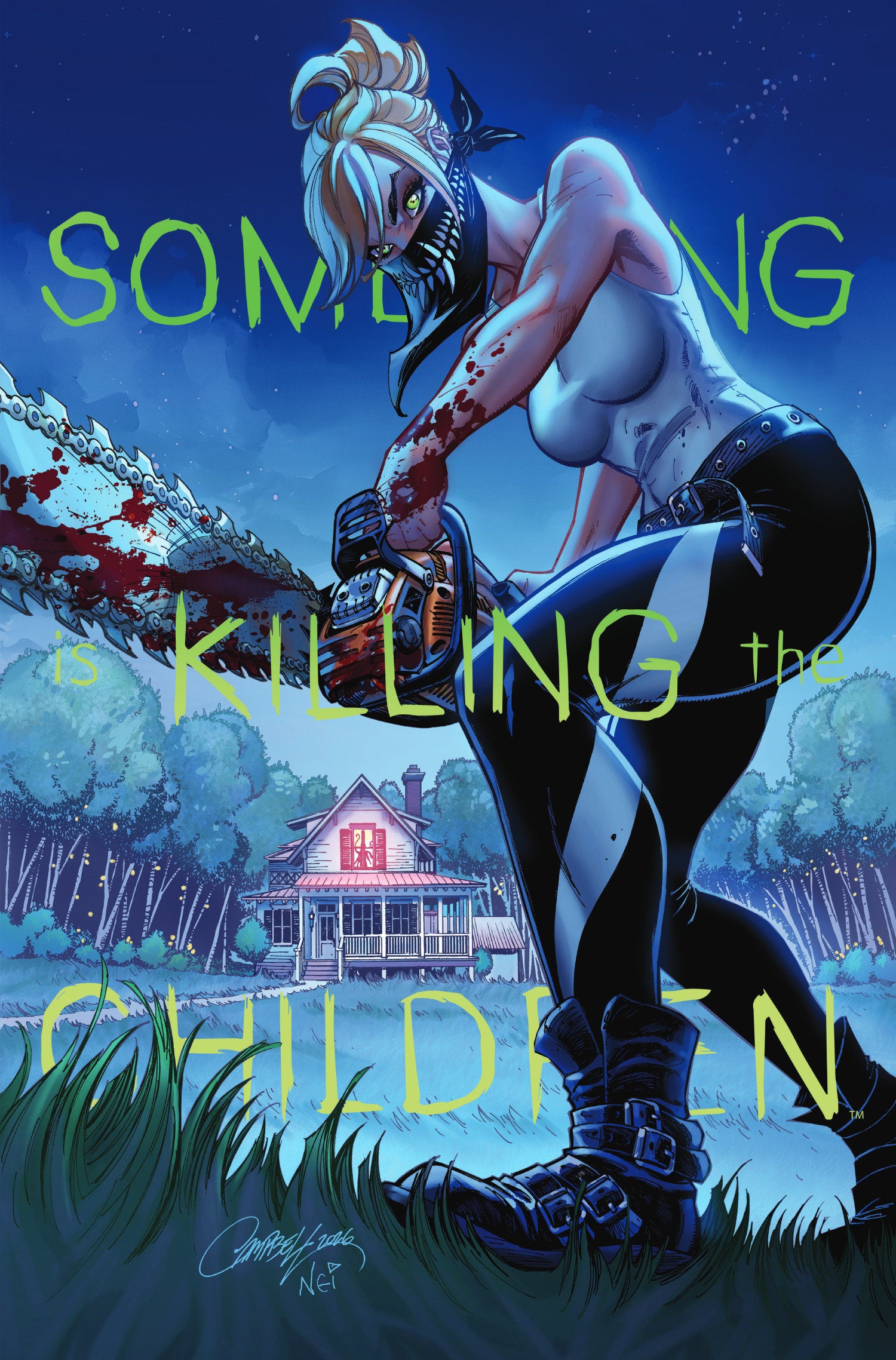 SOMETHING IS KILLING THE CHILDREN #50 L FOC VAR DRESSED CAMPBELL