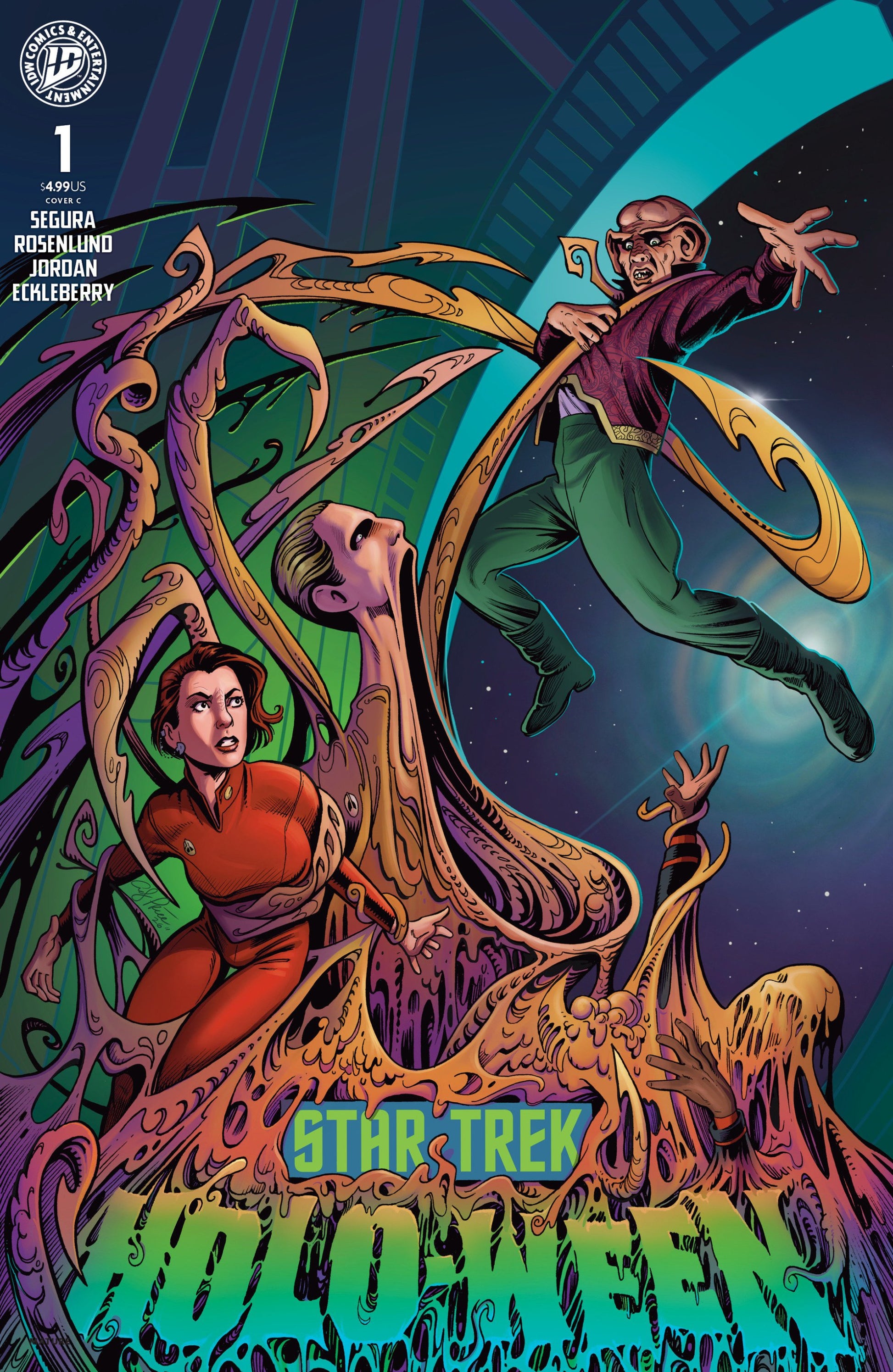 STAR TREK HOLO-WEEN II #1 VAR C PRICE IDW GOES DARK VAR CVR C