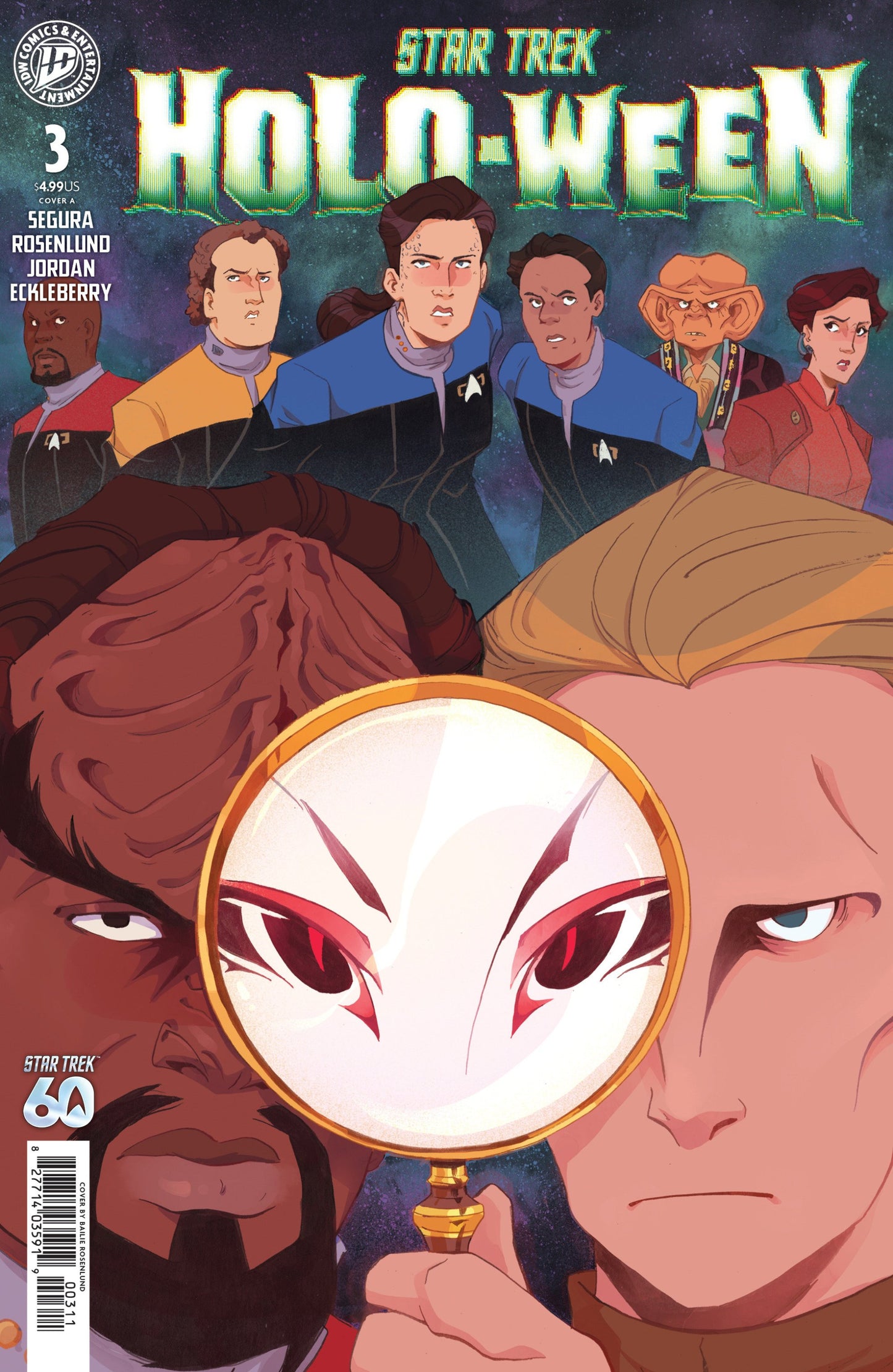 STAR TREK HOLO-WEEN II #3 COVER A ROSENLUND CVR A