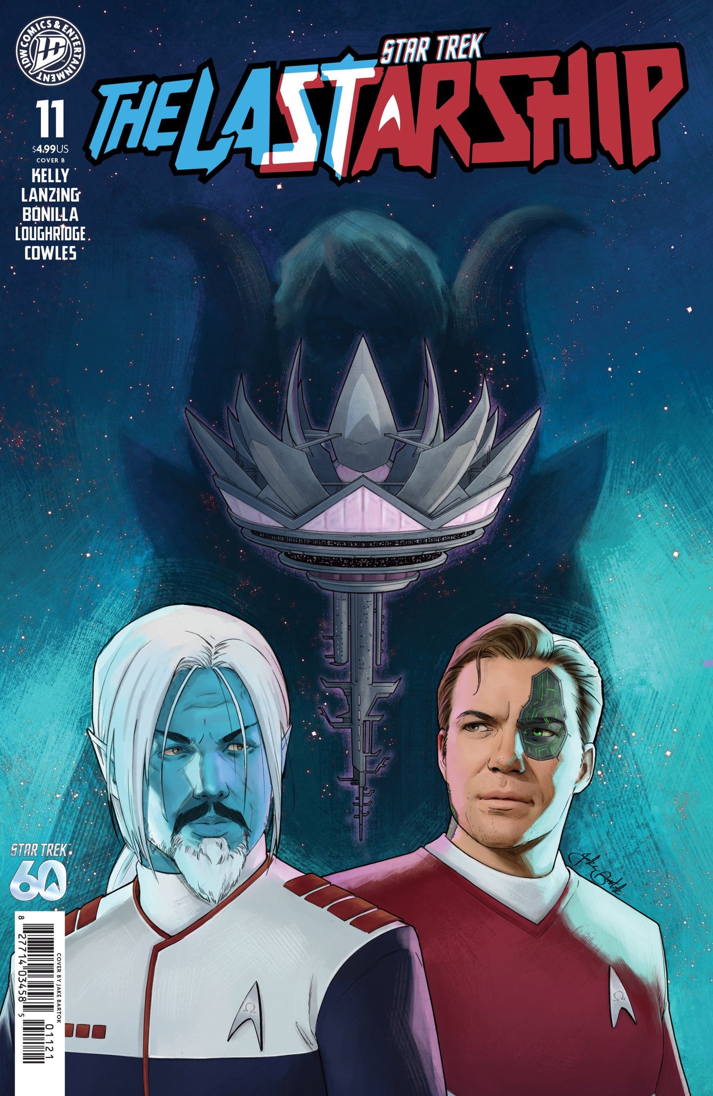 STAR TREK THE LAST STARSHIP #11 VAR B BARTOK CVR B