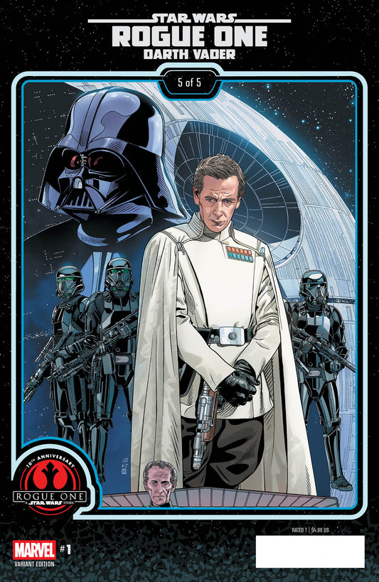 STAR WARS ROGUE ONE - DARTH VADER #1 CHRIS SPROUSE ROGUE ONE 10TH ANNIVERSARY VAR CVR E