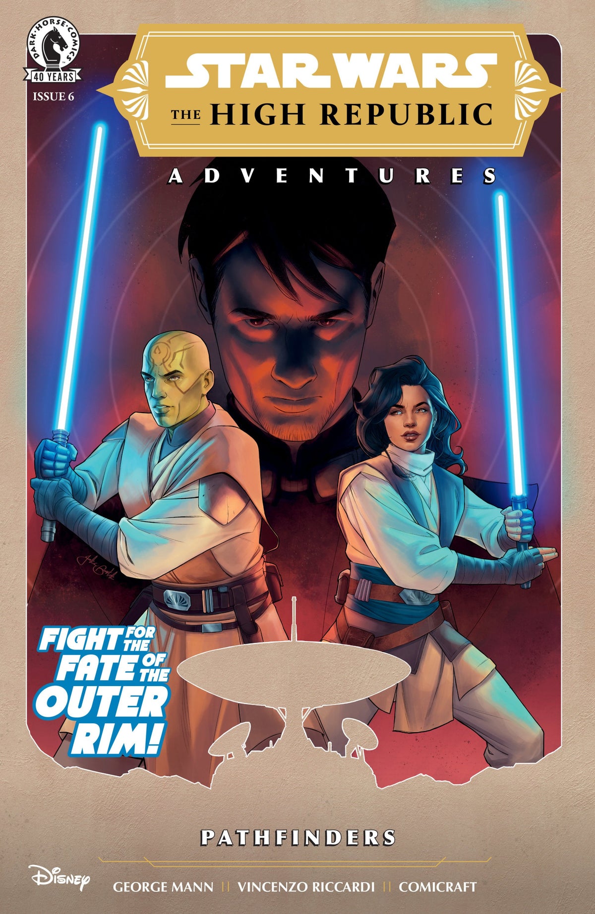 STAR WARS THE HIGH REPUBLIC ADVENTURES--PATHFINDERS #6 CVR A JAKE BARTOK