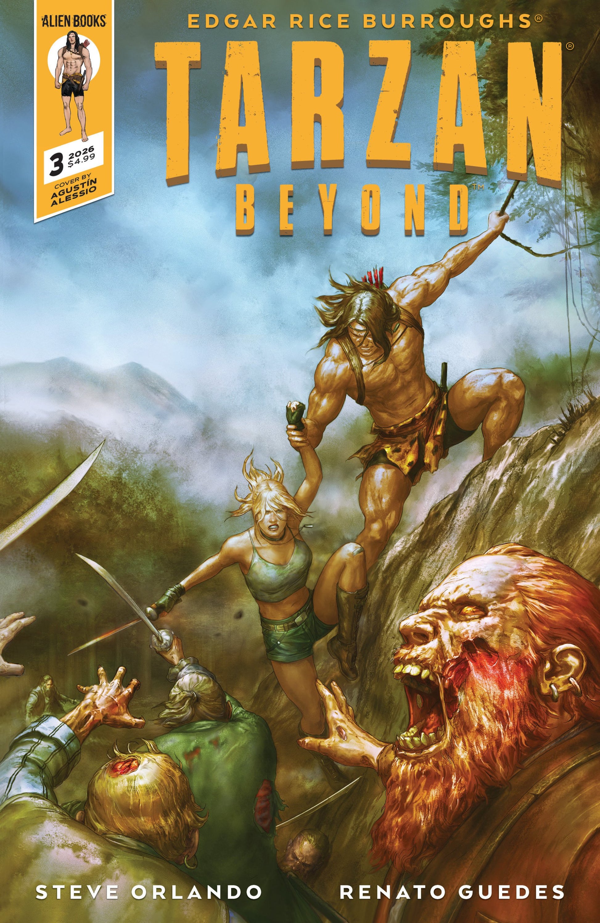 TARZAN BEYOND #3 COVER A ALESSIO CVR A