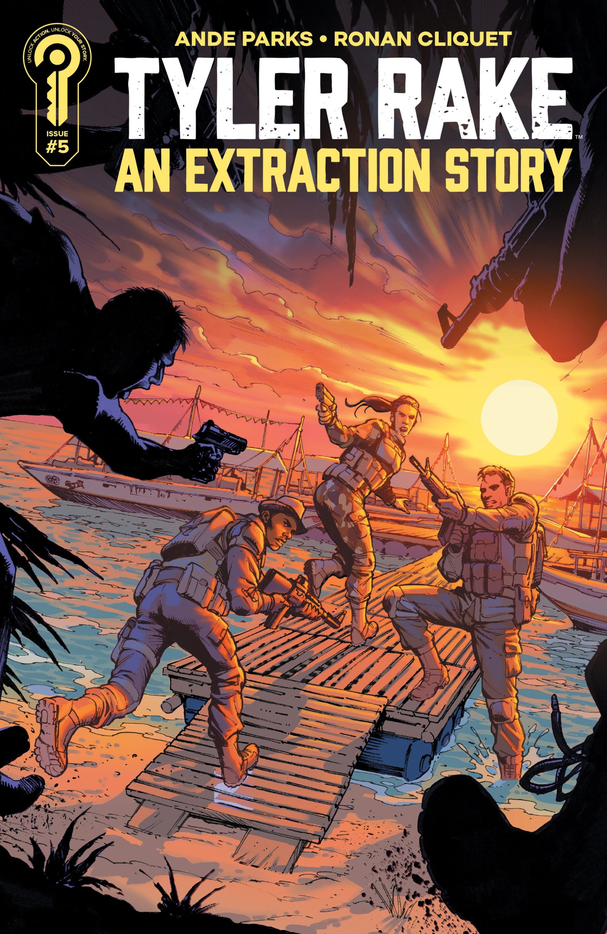TYLER RAKE AN EXTRACTION STORY #5 COVER B MARCO SANTUCCI CVR B