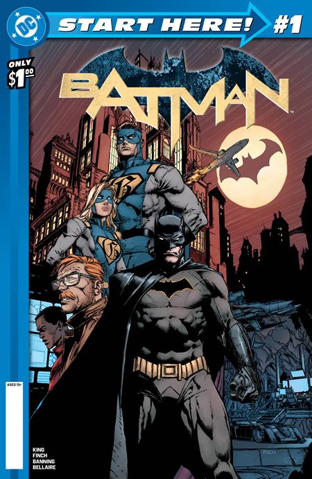 DC START HERE BATMAN REBIRTH #1