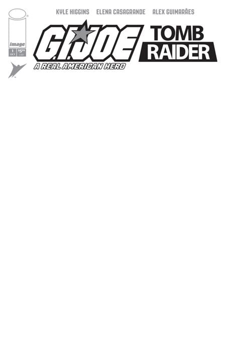 GI JOE A REAL AMERICAN HERO TOMB RAIDER #1 CVR G BLANK SKETCH VAR (OF 5)