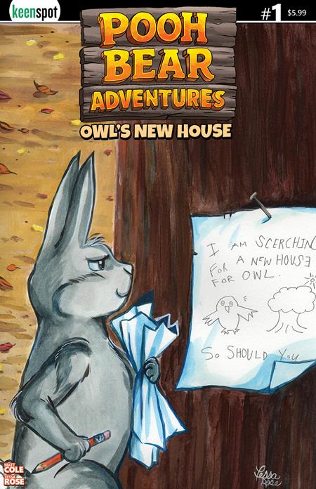 POOH BEAR ADVENTURES OWLS NEW HOUSE #1 ONE SHOT CVR A TESSA ROSE