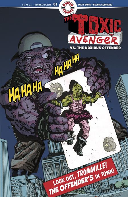TOXIC AVENGER VS THE NOXIOUS OFFENDER #1 CVR B 3 COPY GREG SCOTT CLASSIC COVERS HOMAGE UNLOCK VAR (OF 5)