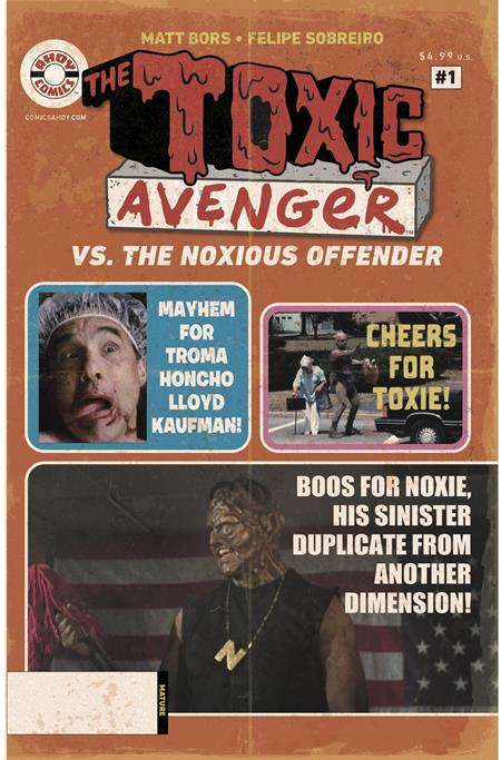 TOXIC AVENGER VS THE NOXIOUS OFFENDER #1 CVR C 5 COPY TROMA PHOTO WRASSLIN MAGAZINE UNLOCK VAR (OF 5)