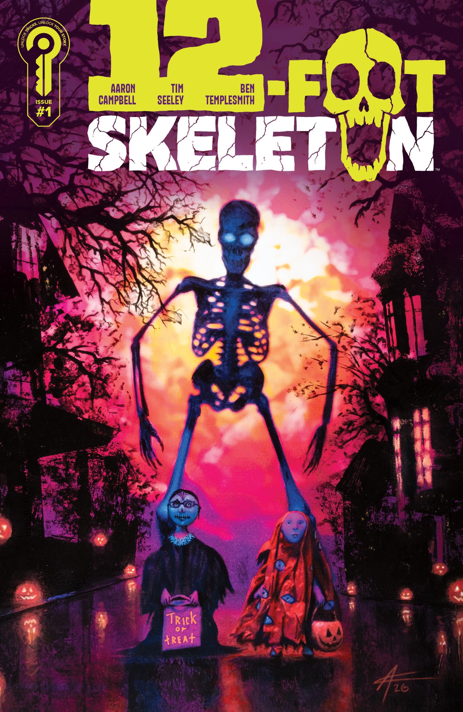 12-FOOT SKELETON #1 COVER B AARON CAMPBELL CVR B