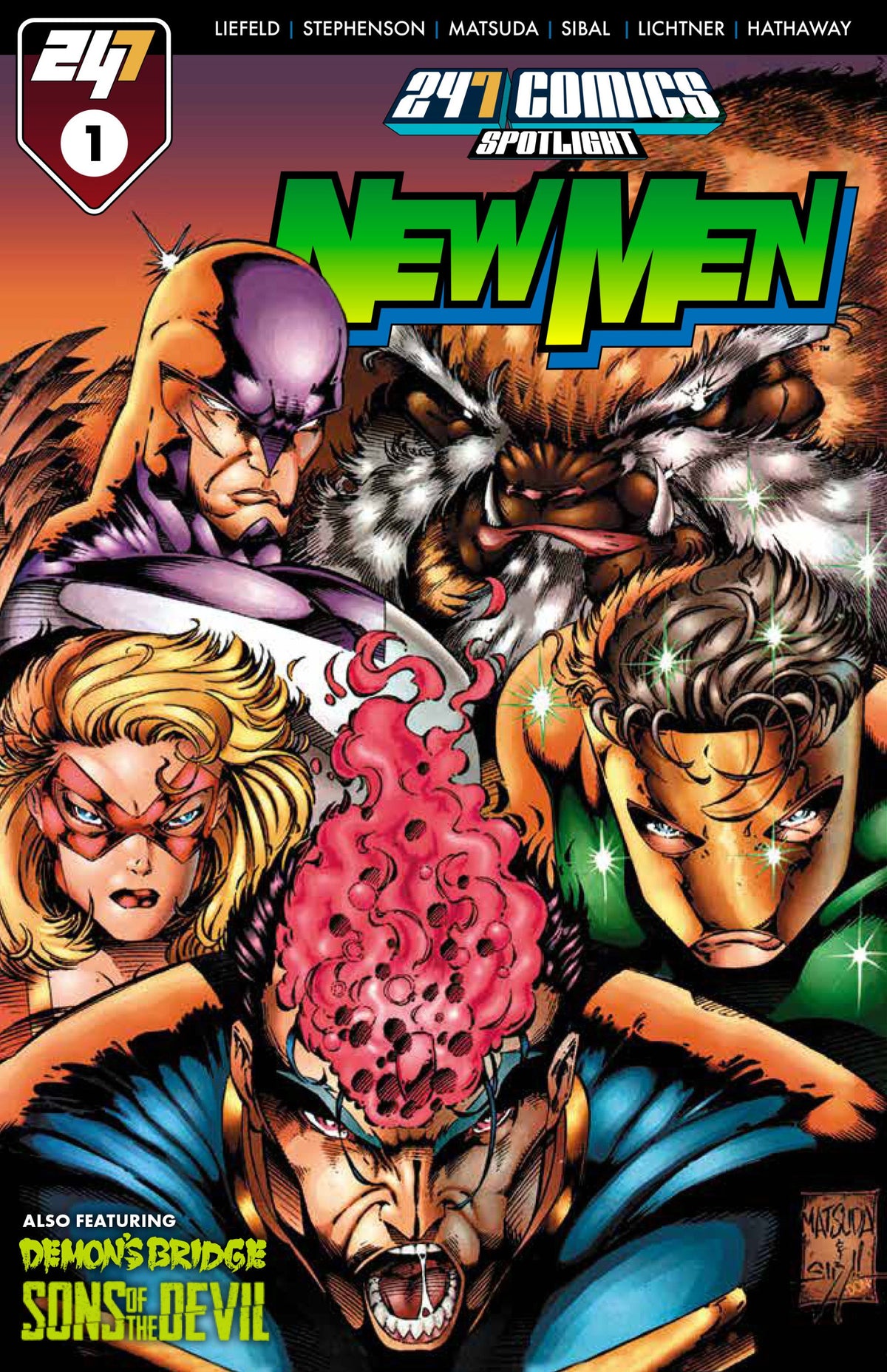247 COMICS PRESENTS SPOTLIGHT #1 COVER E - NEWMEN CVR H