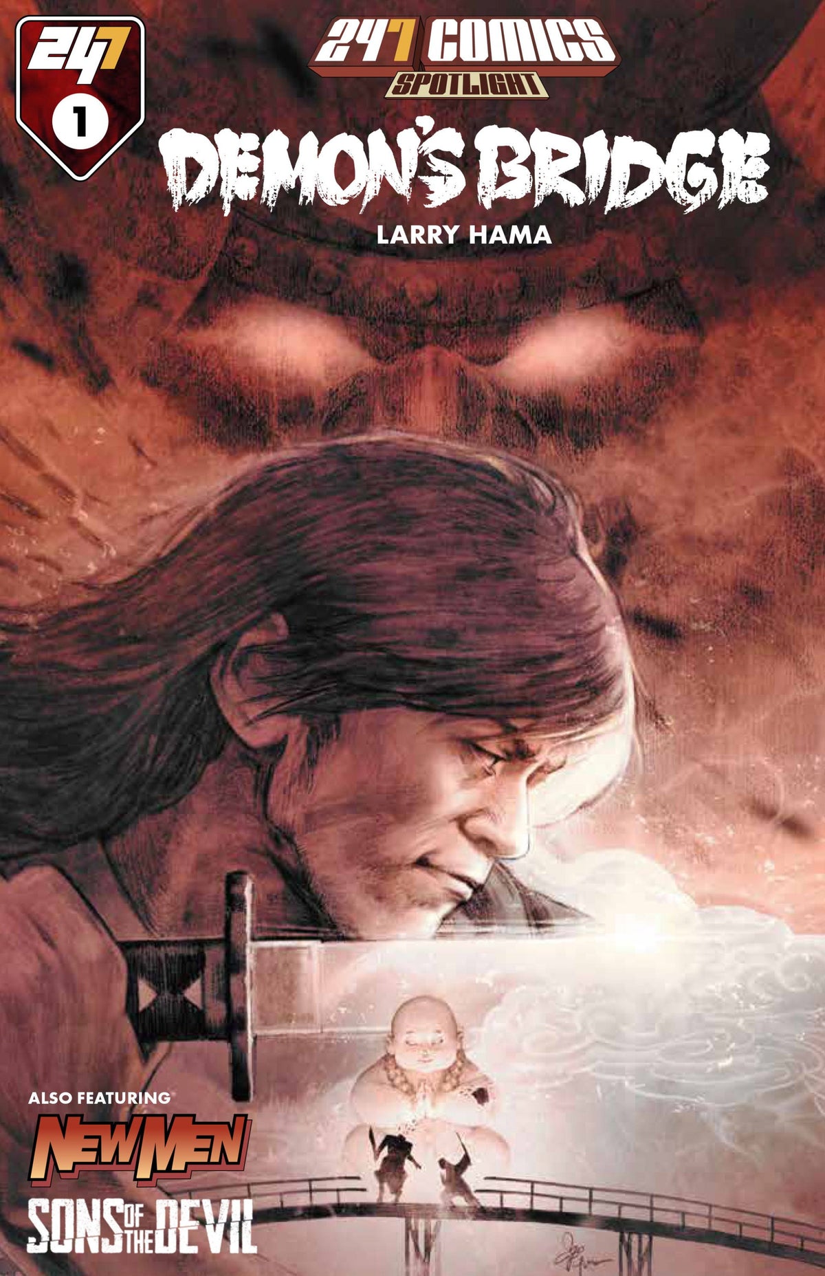 247 COMICS PRESENTS SPOTLIGHT #1 COVER I - DEMONS BRIDGE CVR B