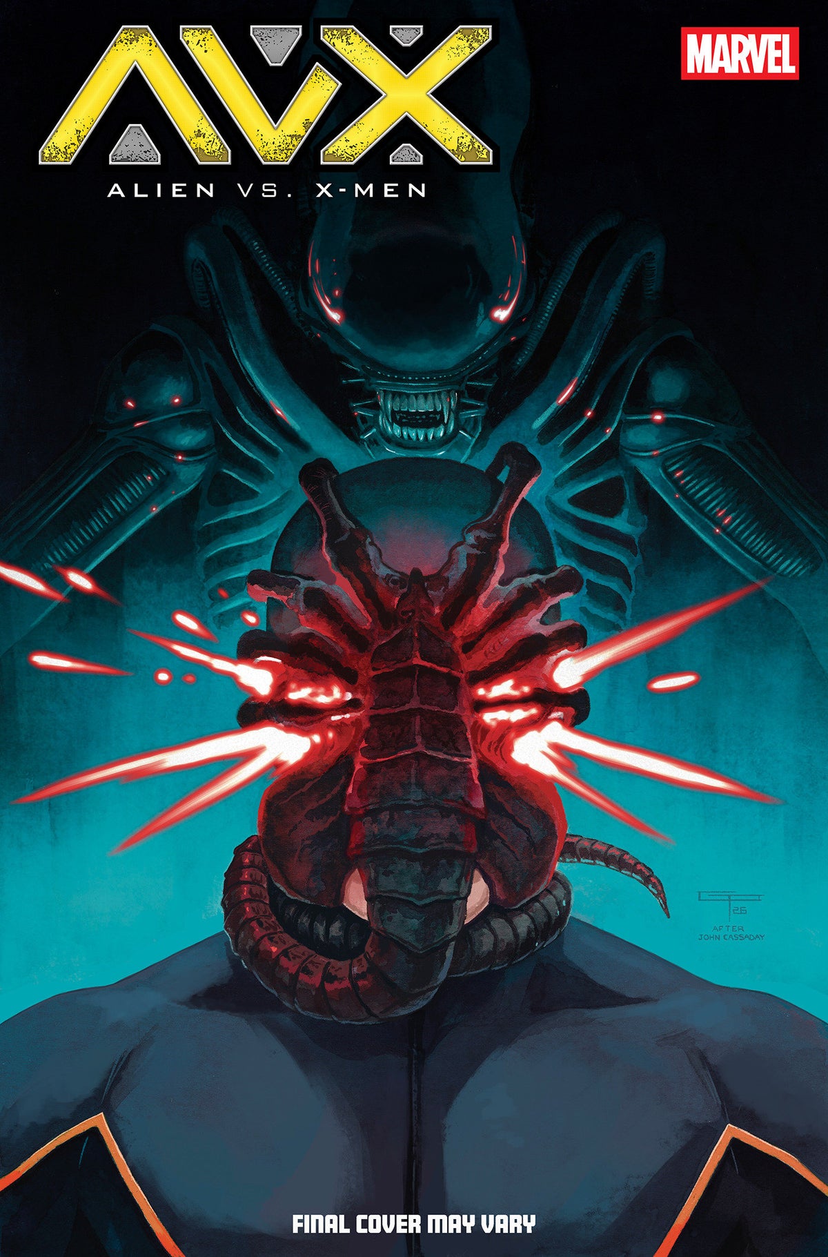 ALIEN VS X-MEN #2 GERMAN PERALTA VAR CVR B