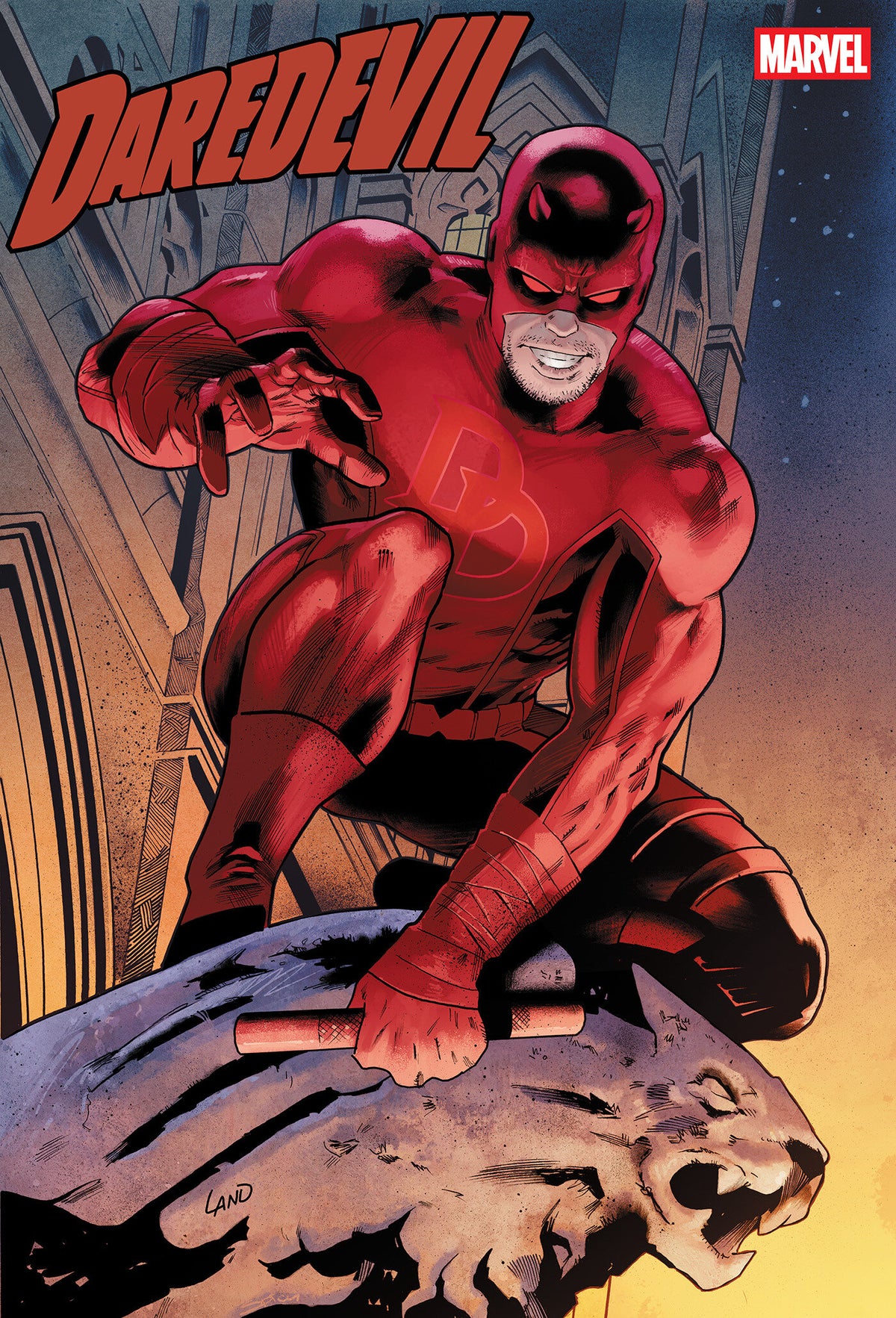DAREDEVIL #8 1:25 INCV GREG LAND VAR