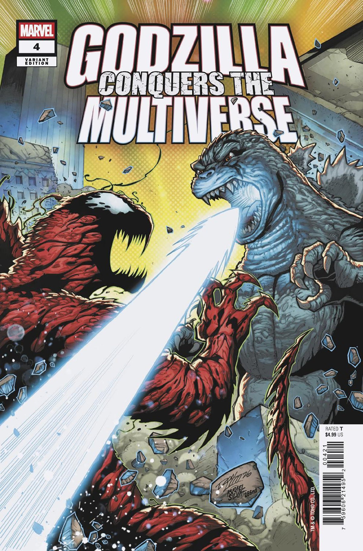 GODZILLA CONQUERS THE MULTIVERSE #4 RON LIM HEISEI VS MARVEL VAR CVR B
