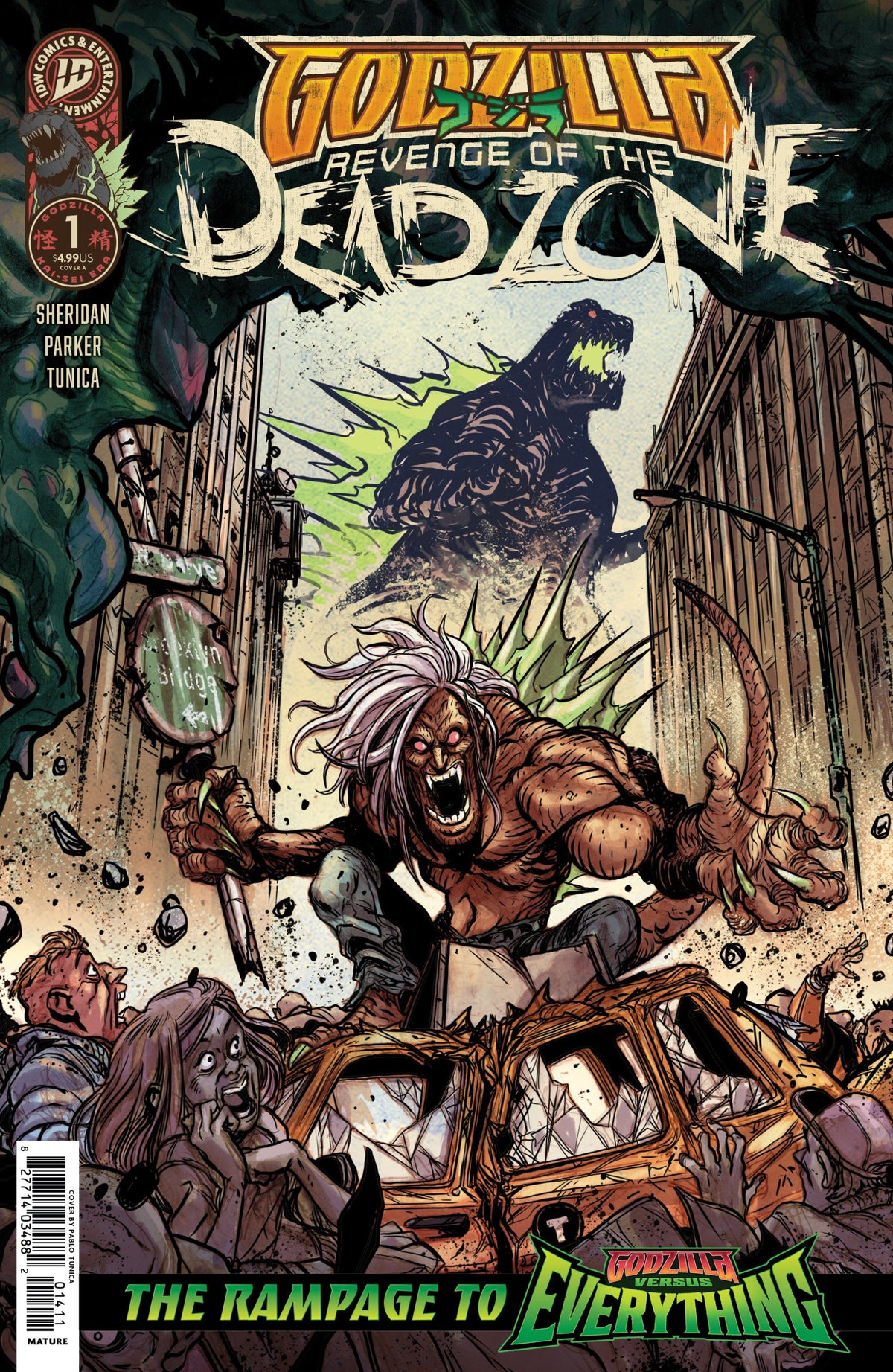GODZILLA REVENGE OF THE DEADZONE KAI-SEI ERA #1 COVER A TUNICA CVR A