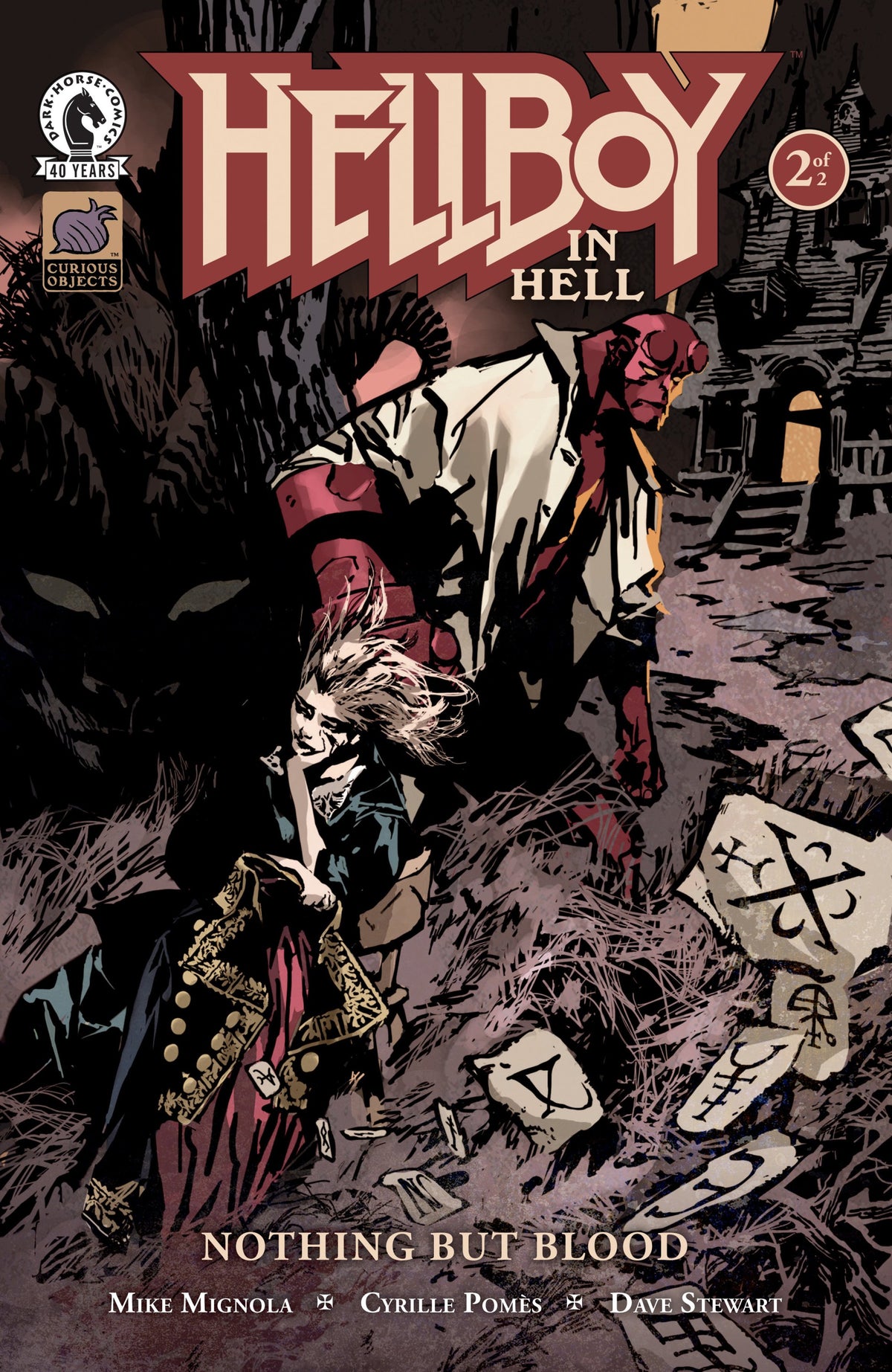 HELLBOY IN HELL NOTHING BUT BLOOD #2 CVR B MARC RIOU VAR