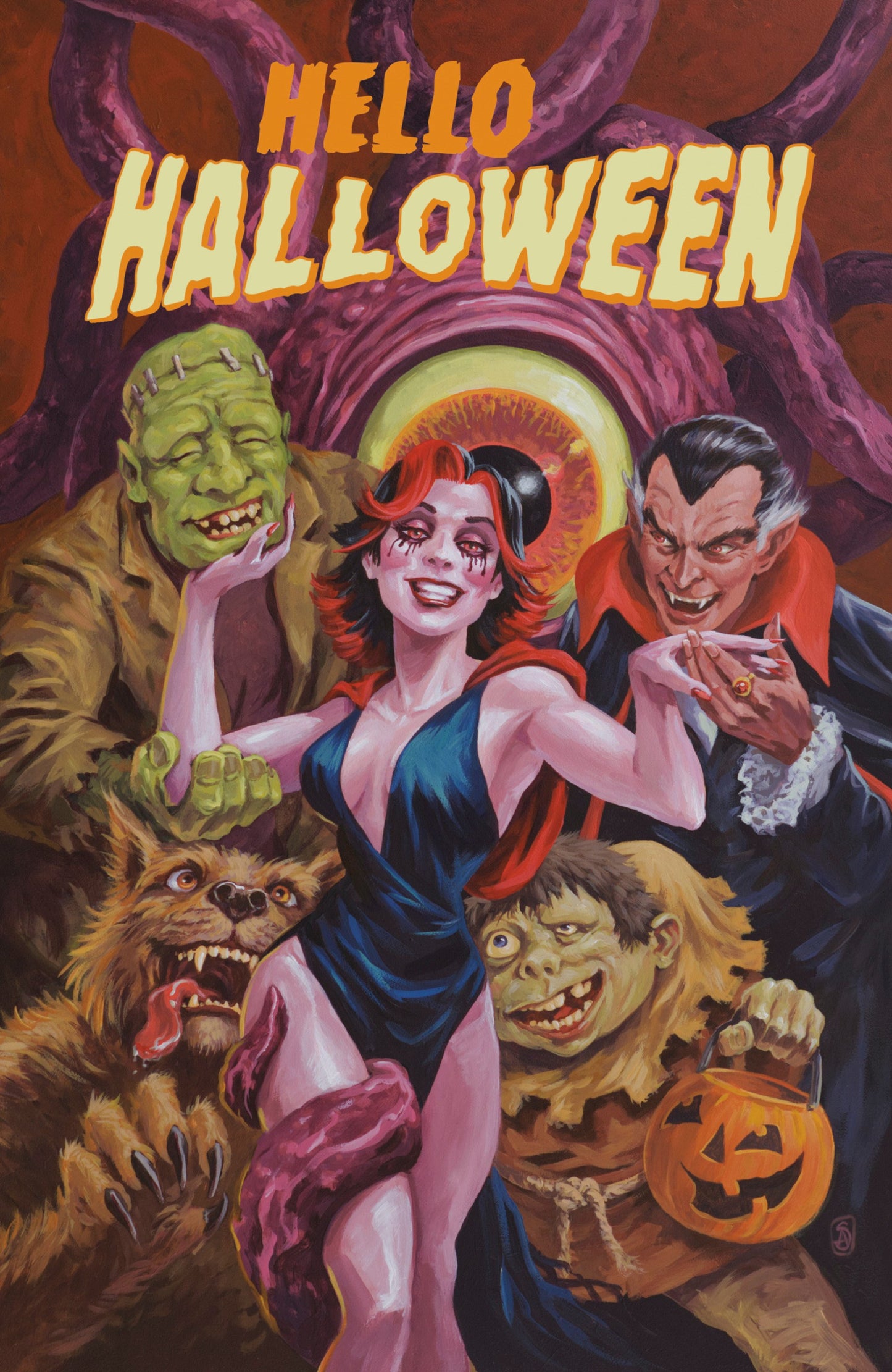 HELLO HALLOWEEN #2 C VAR FULL ART ANDRADE CVR C