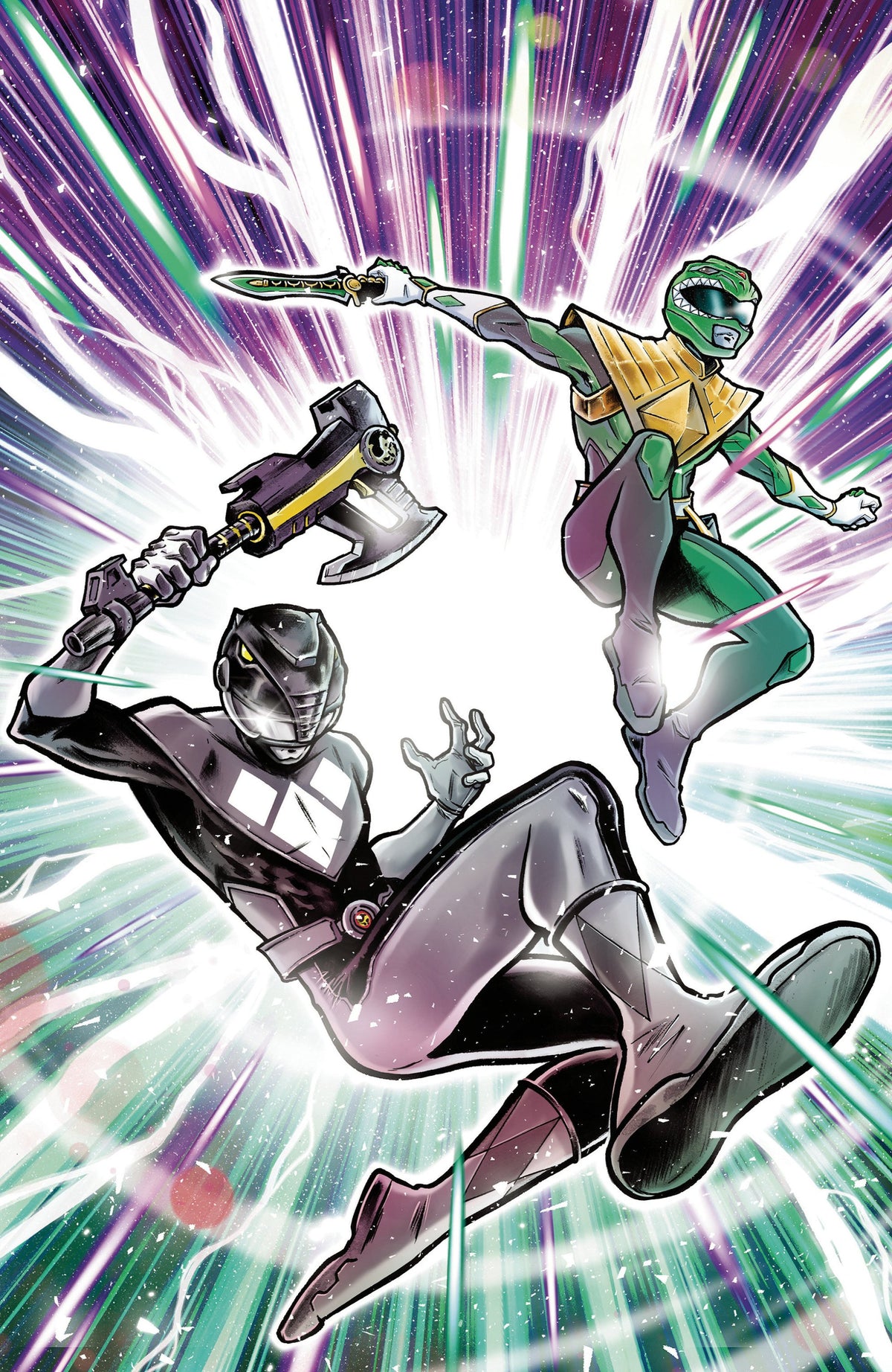 MIGHTY MORPHIN POWER RANGERS 2026 #5 E FOIL VAR FULL ART FOIL DI GIANFELICE CVR E
