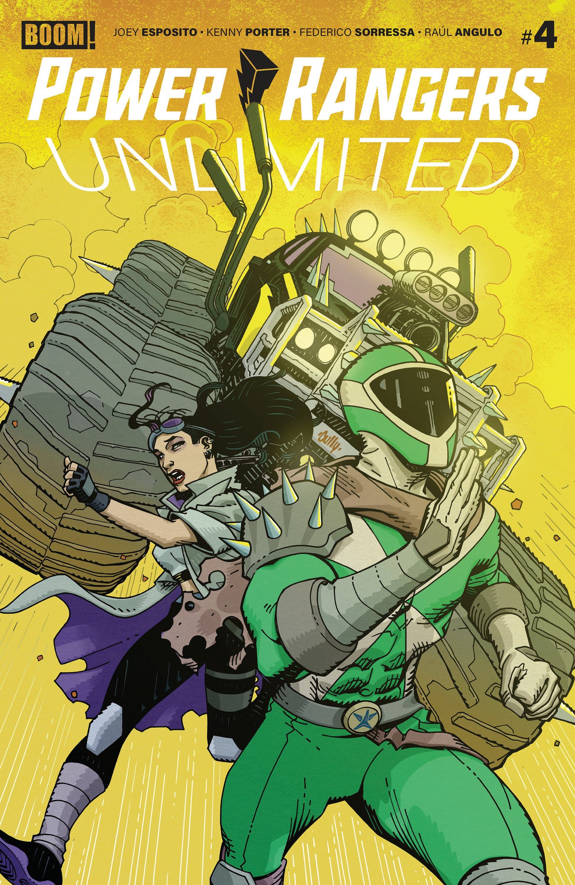 POWER RANGERS UNLIMITED #4 B VAR DRESSED HAMNER CVR B