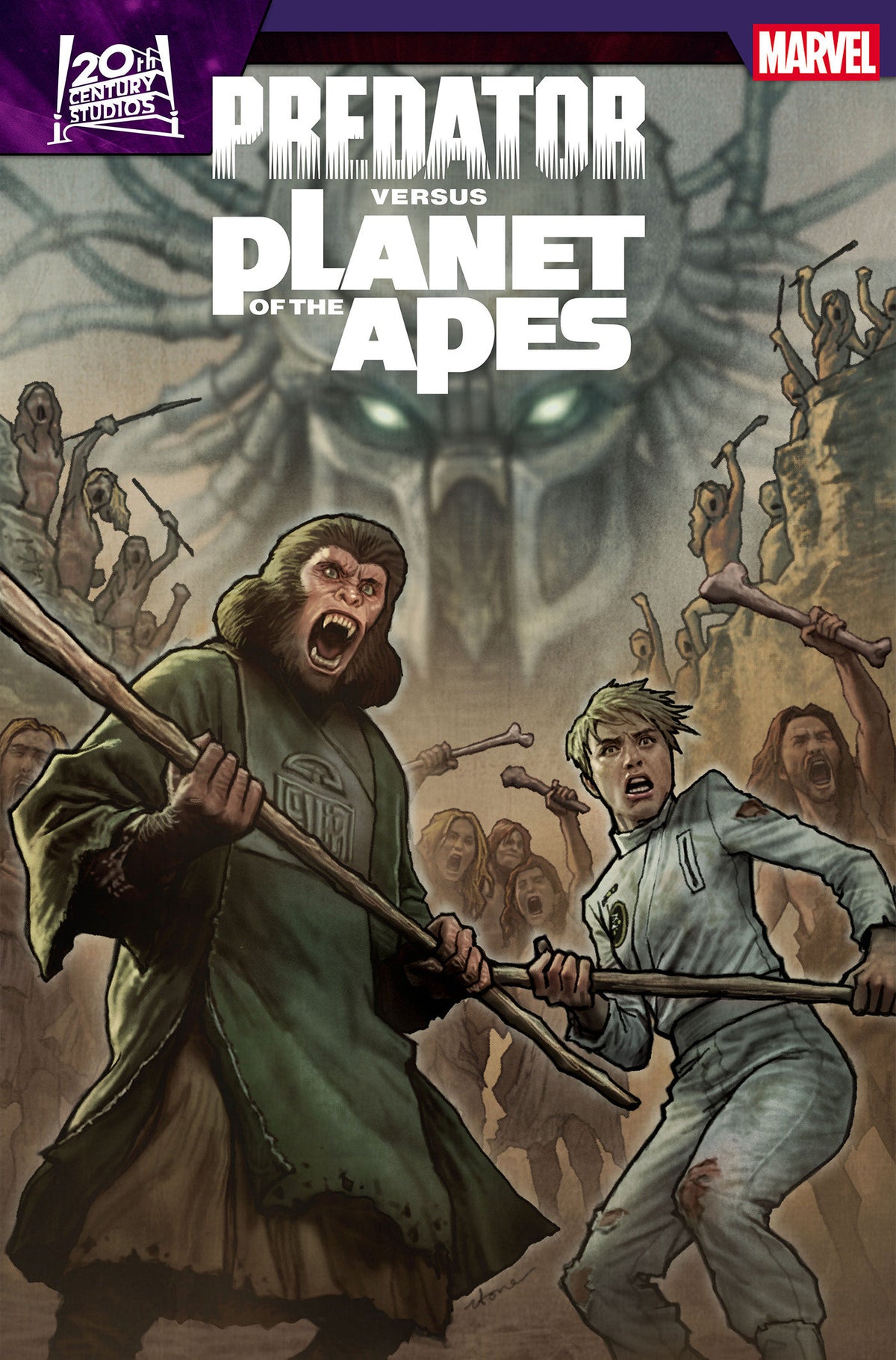 PREDATOR VS THE PLANET OF THE APES #4 CVR A