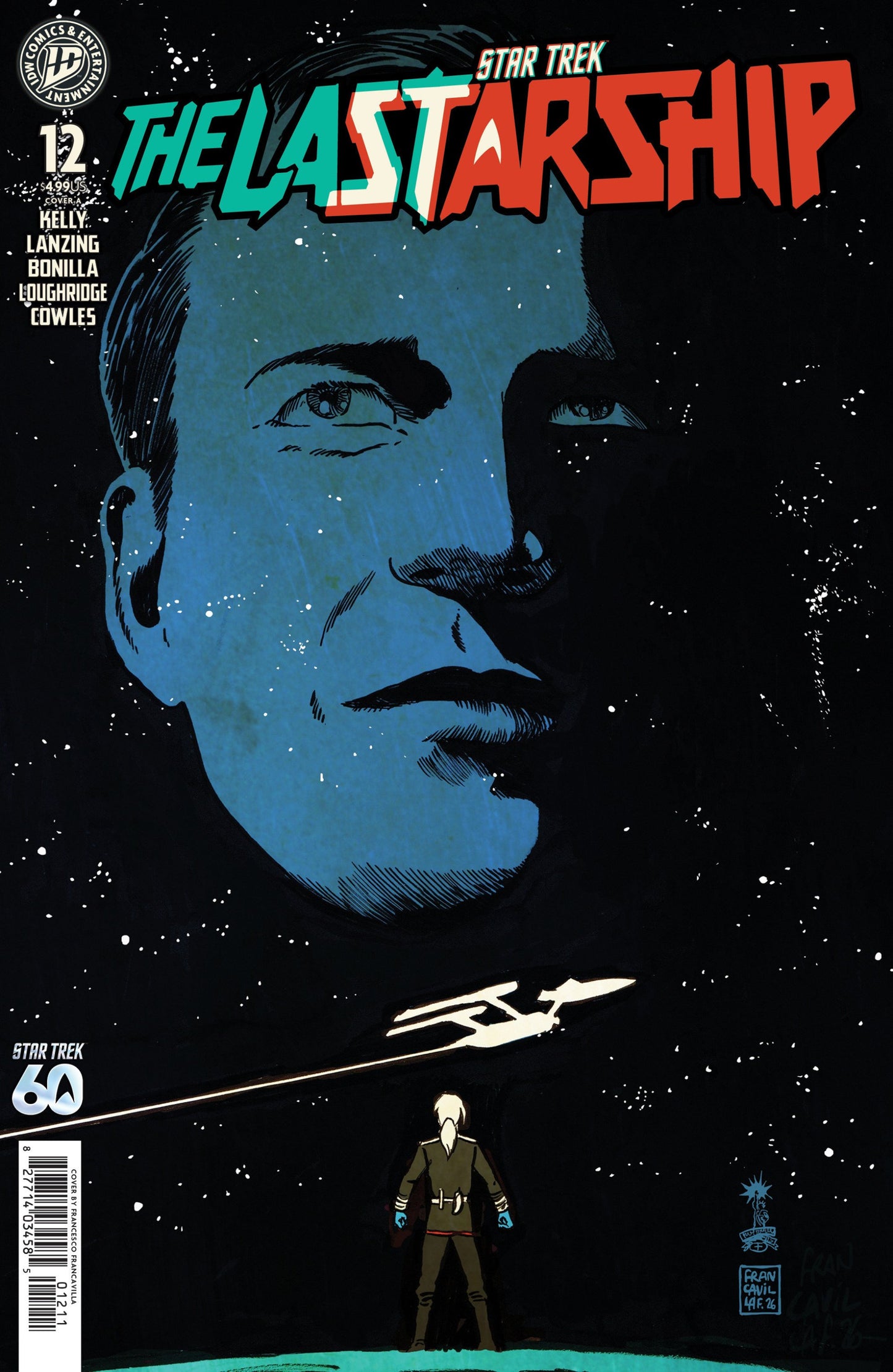 STAR TREK THE LAST STARSHIP #12 COVER A FRANCAVILLA CVR A