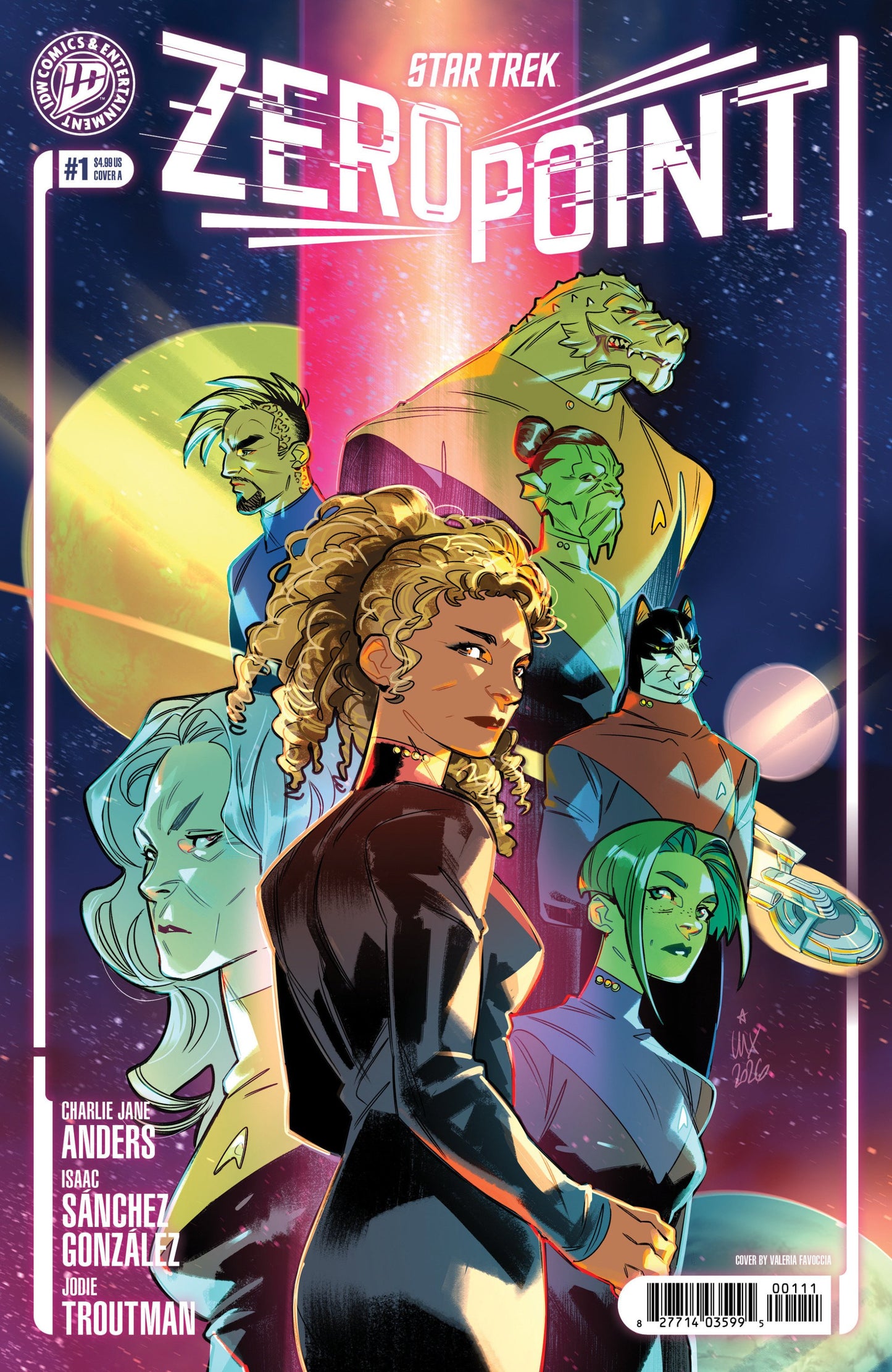 STAR TREK ZERO POINT #1 COVER A FAVOCCIA CVR A
