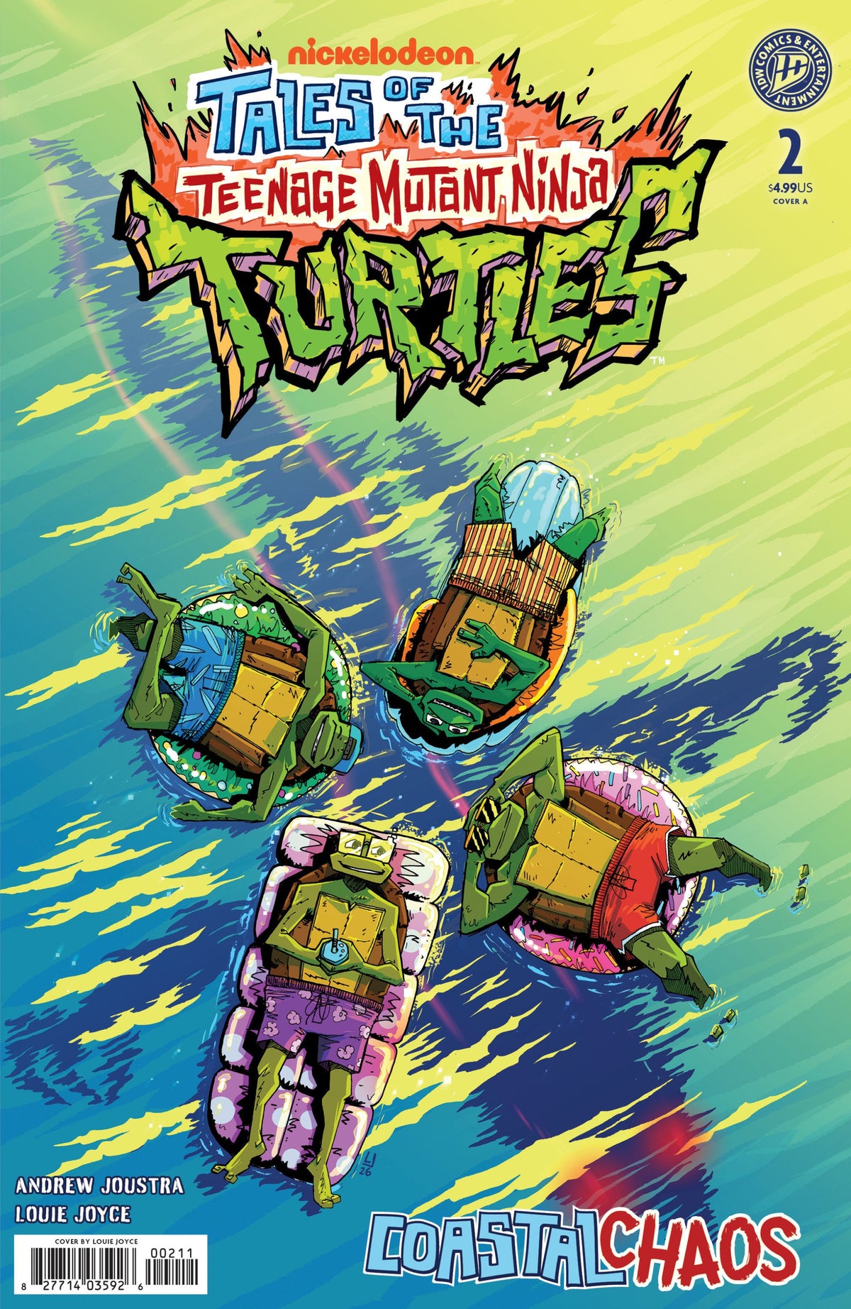 TALES OF THE TEENAGE MUTANT NINJA TURTLES COASTAL CHAOS #2 COVER A JOYCE CVR A