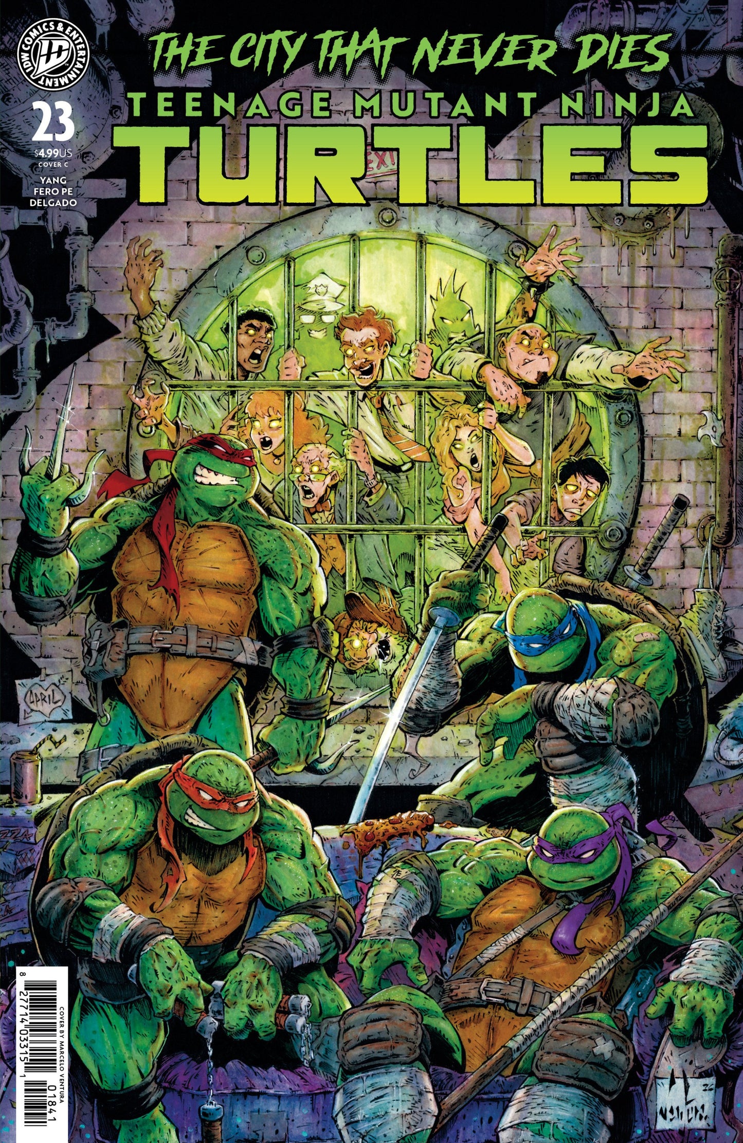 TEENAGE MUTANT NINJA TURTLES #23 VAR C VENTURA CVR C