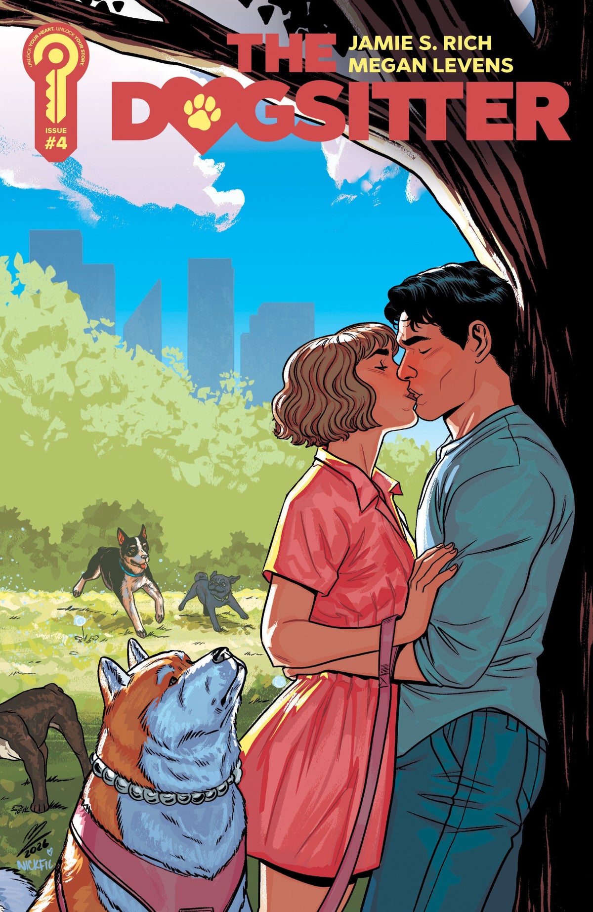 THE DOGSITTER #4 COVER A MEGAN LEVENS CVR A