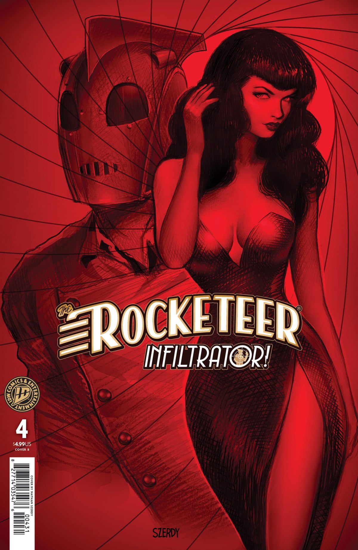 THE ROCKETEER INFILTRATOR #4 VAR B SZERDY CVR B