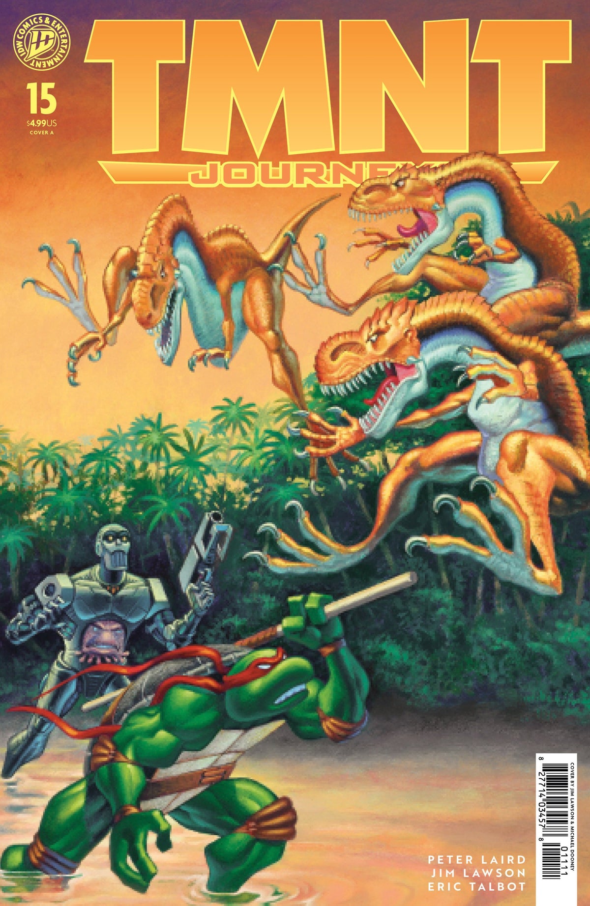 TMNT JOURNEYS #15 COVER A DOONEY AND LAWSON CVR A