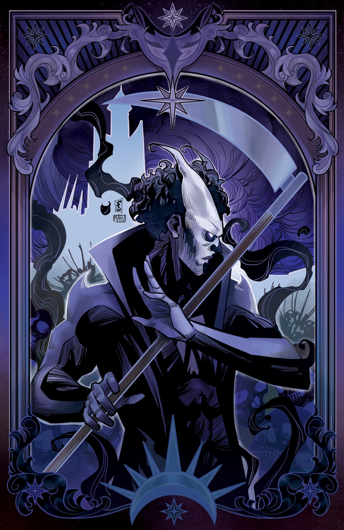 VALIANT BEYOND TALES OF THE SHADOWMAN FINALE--DARQUE LEGACY VAR B SABBATINI FULL ART TAROT VAR CVR B