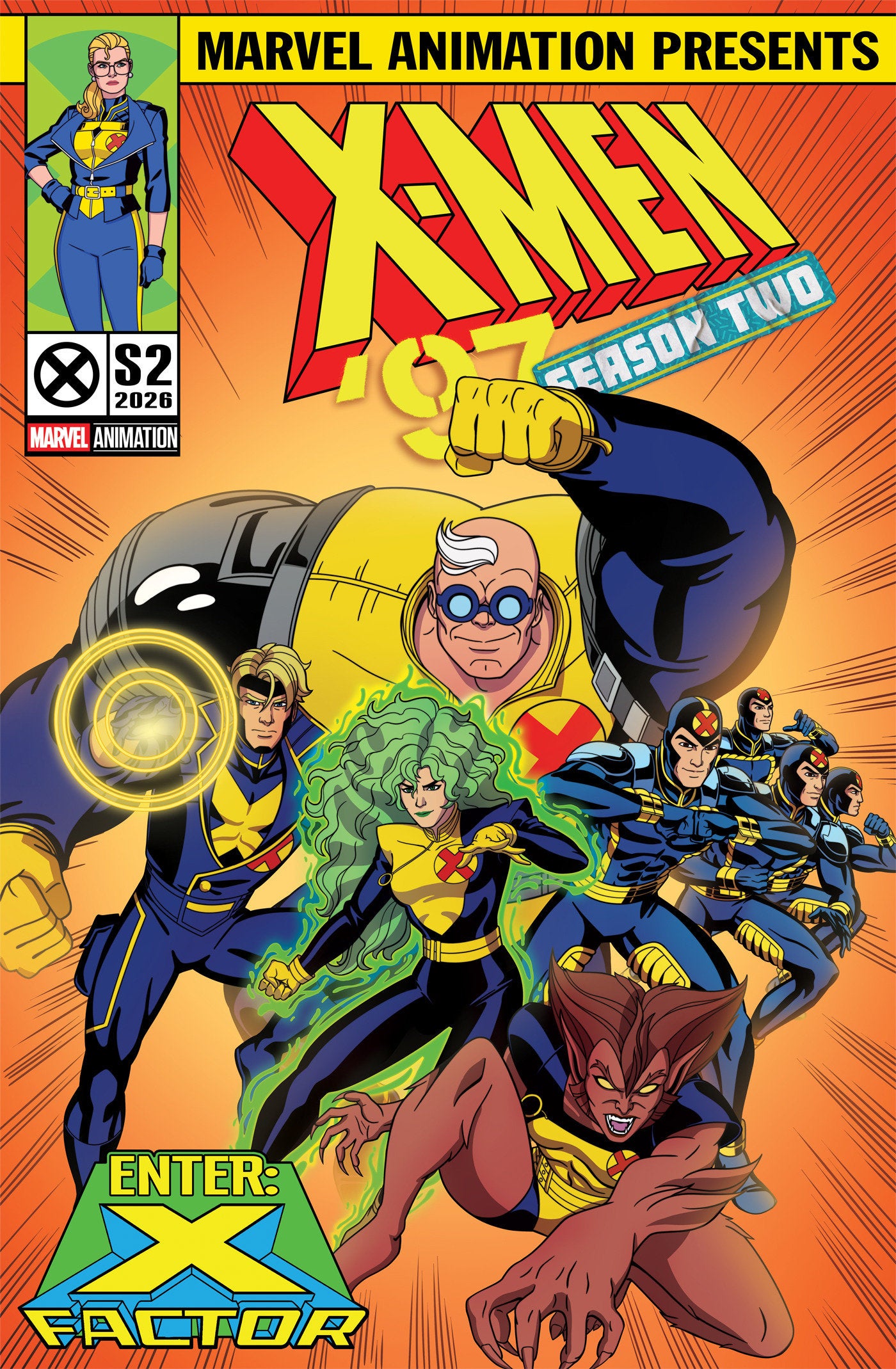 X-MEN 97 SEASON TWO #5 ADAM STAFFORD ANIMATION VAR CVR B